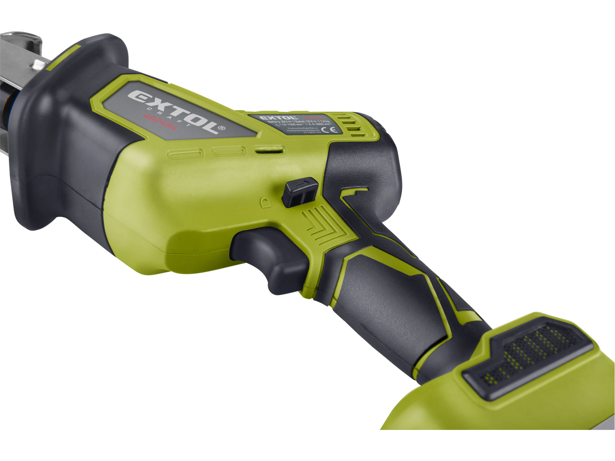 pila ocaska jednoruční aku, BRUSHLESS, 20V Li-ion, bez baterie a nabíječky