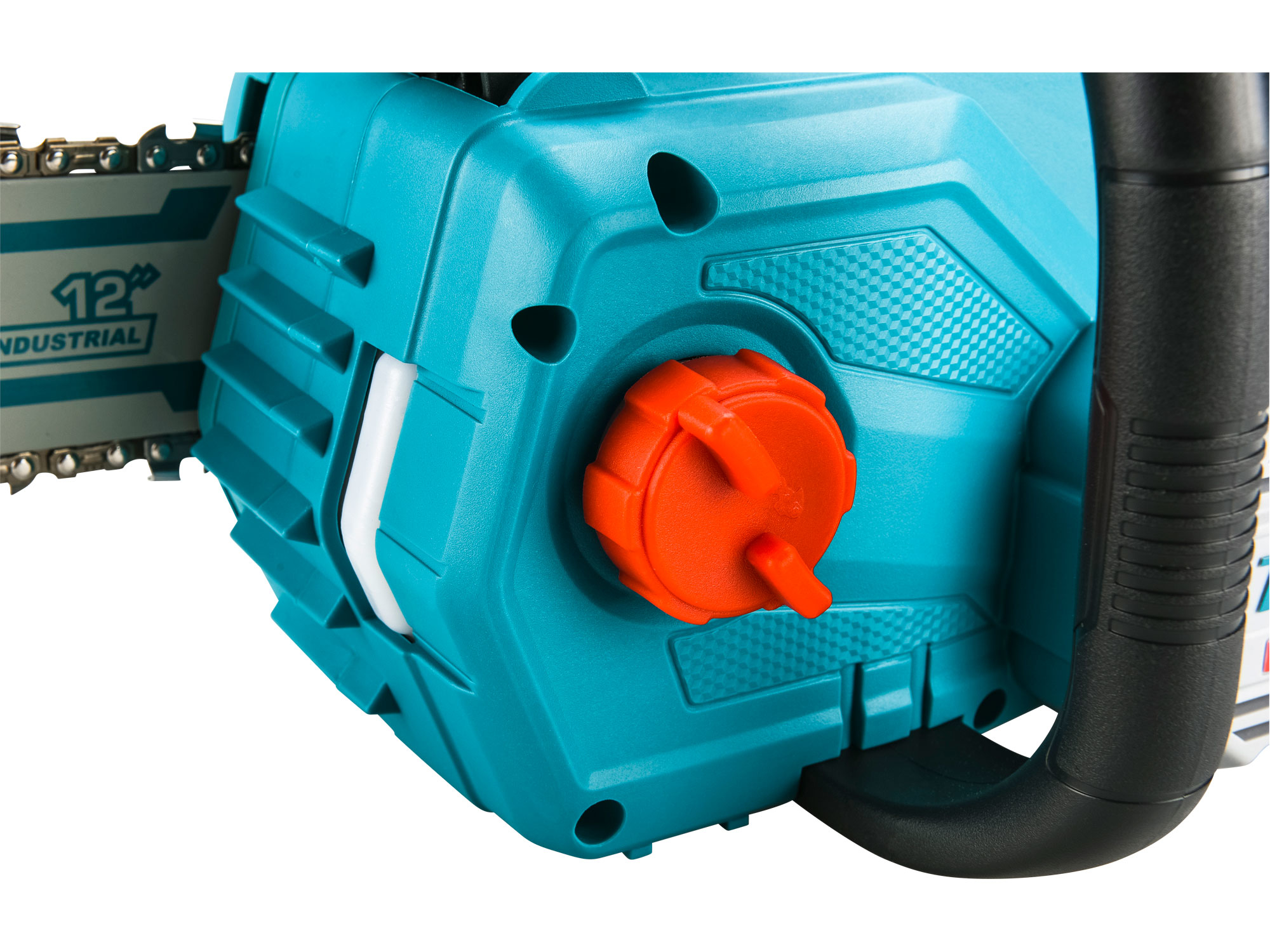 Pila řetězová aku 900W, BRUSHLESS, 20V Li-ion, 4000mAh (2x), nabíječka, 30cm