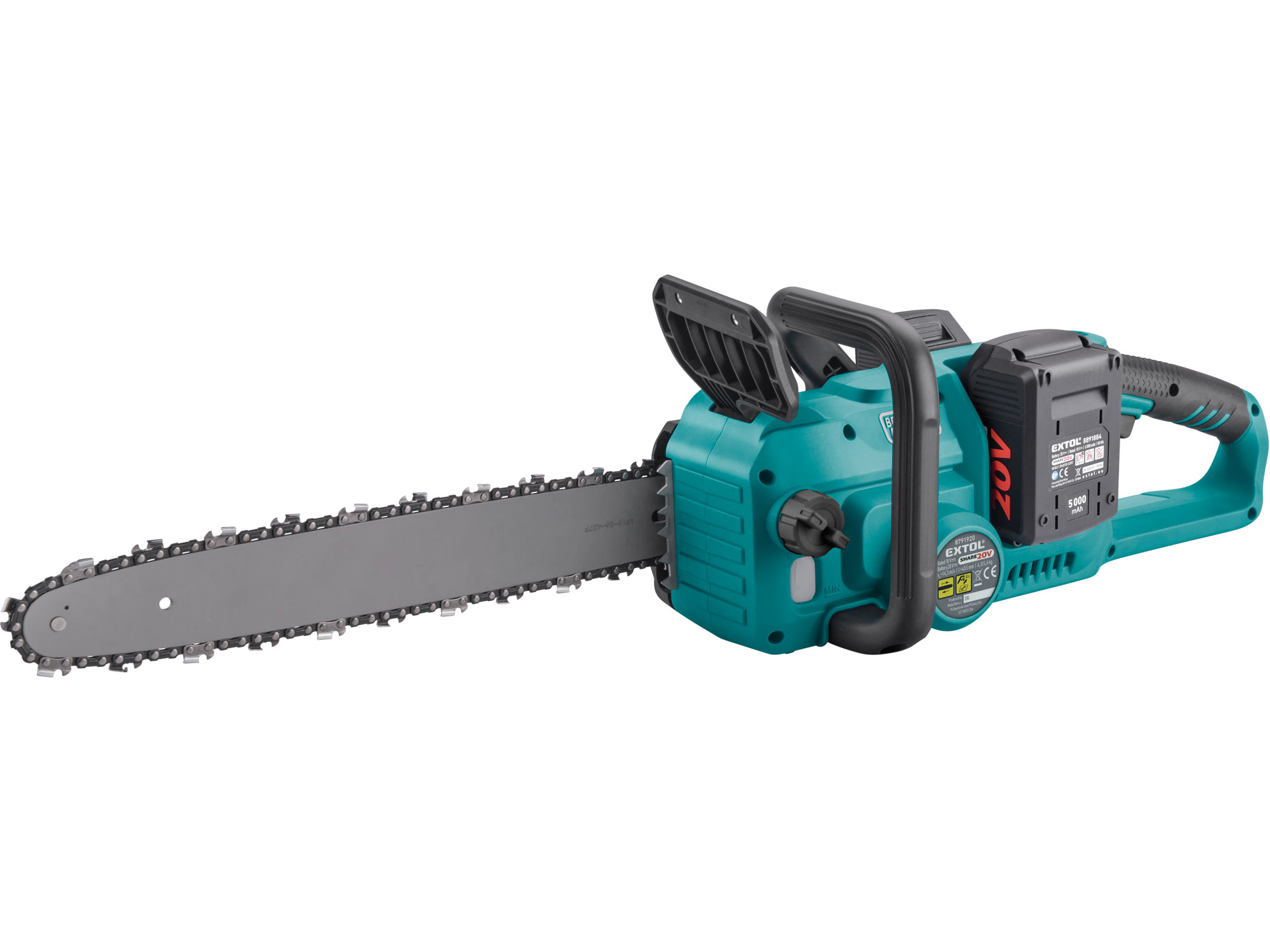pila řetězová aku SHARE20V, 40cm, BRUSHLESS, 2x4Ah