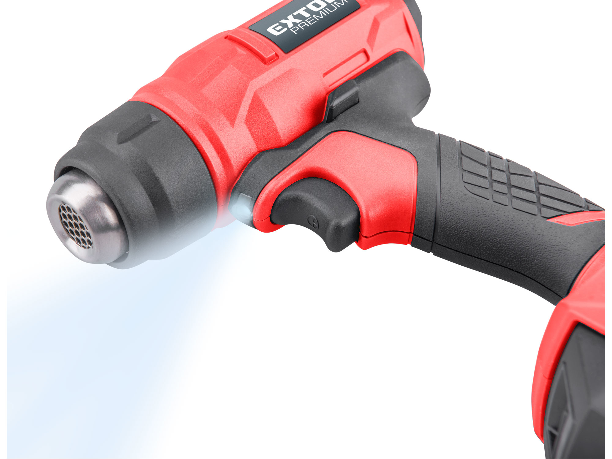 pistole horkovzdušná aku SHARE20V, 550°C, 20V Li-ion, 2Ah