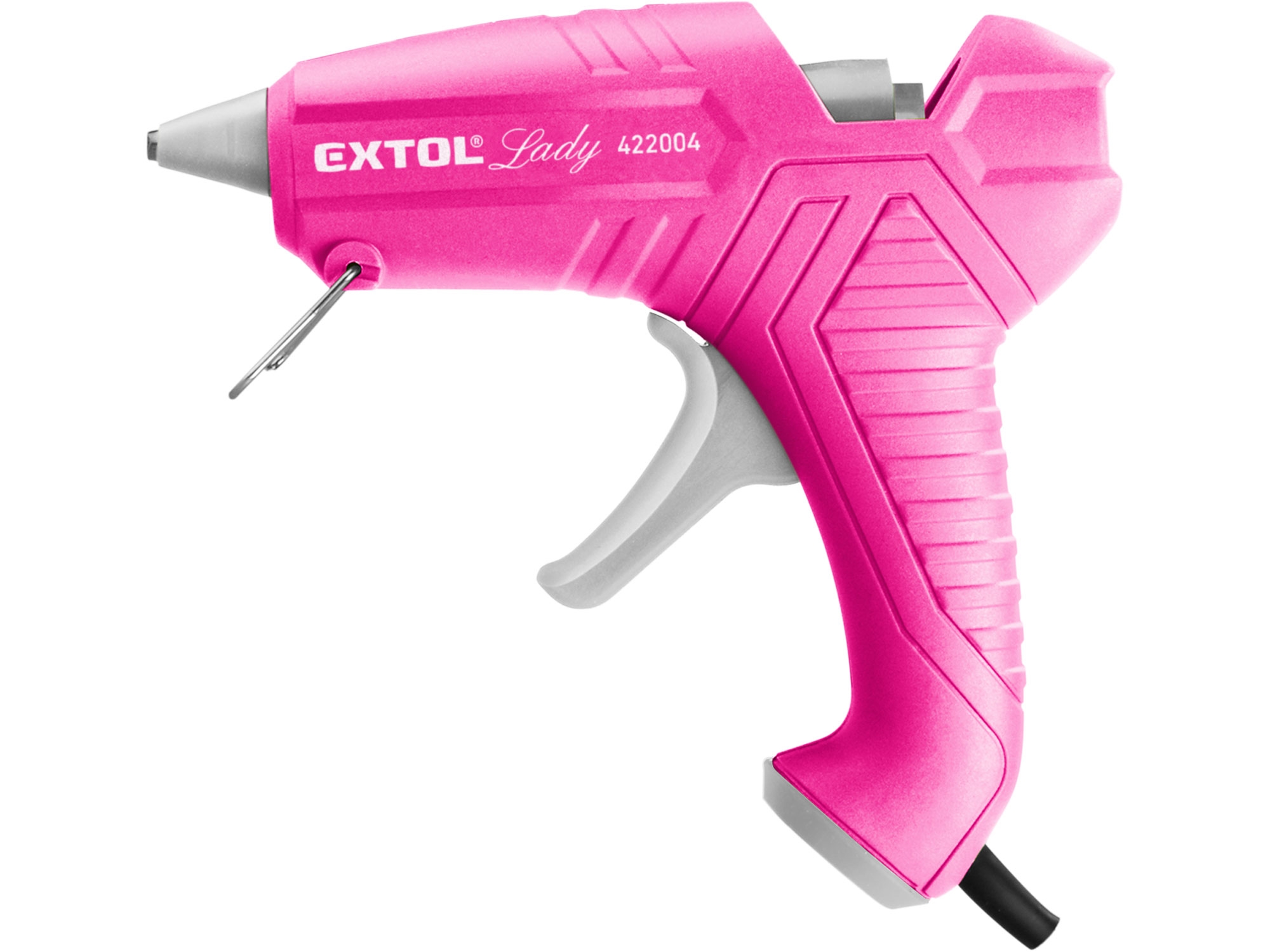 pistole tavná lepící, ⌀11mm, 40W, růžová, EXTOL LADY - EXTOL LIGHT