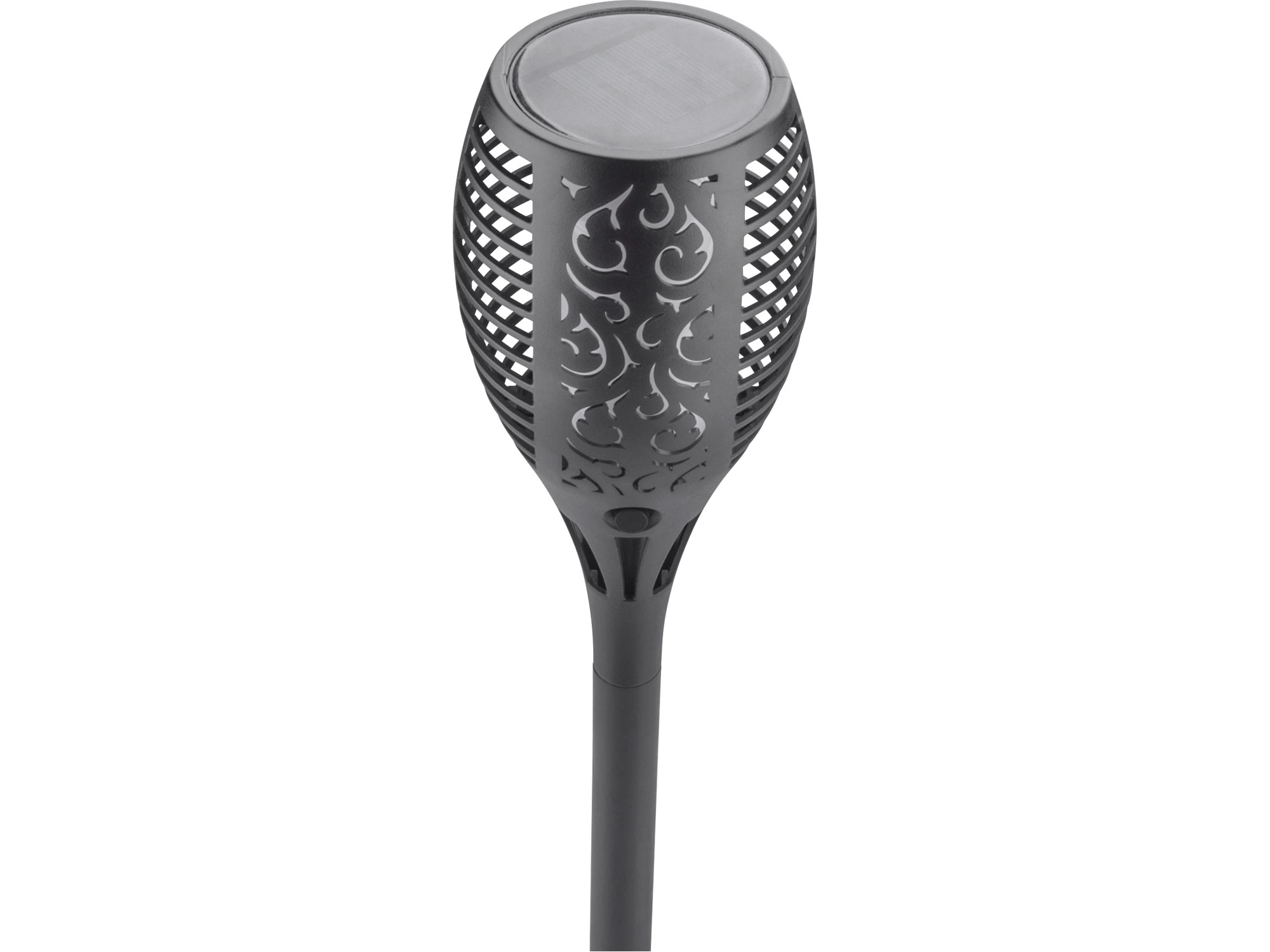 pochodeň LED s plamenem, 58cm, solární nabíjení, 33 LED