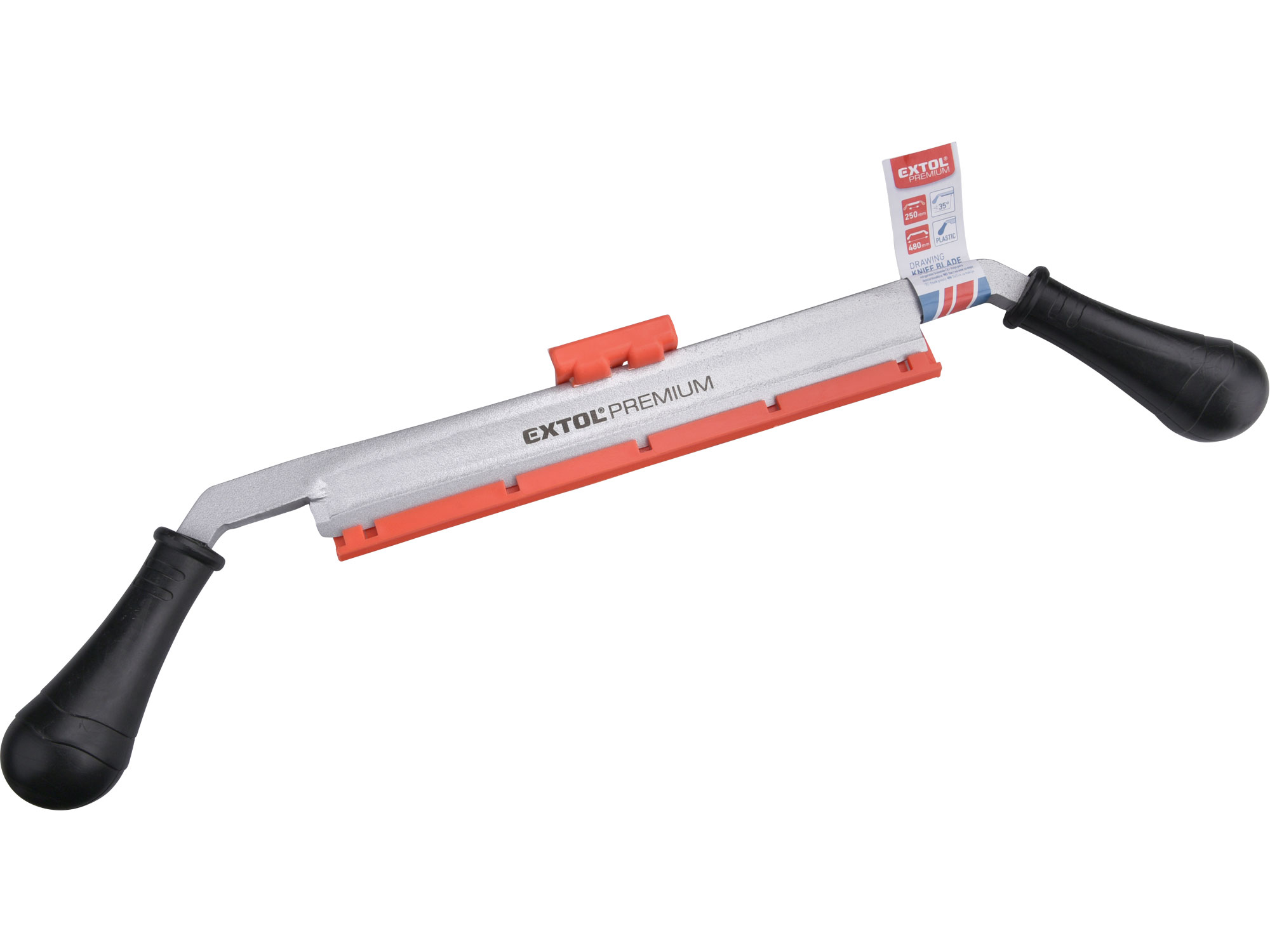 poříz rovný, s plast. rukojeťmi, délka 480/250mm ostří