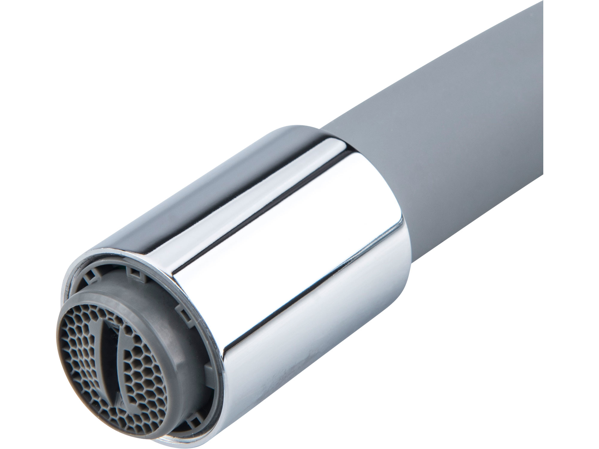 POŠK. OBAL baterie umyvadlová, stojánková s flexibilním ramínkem, 35mm, šedá