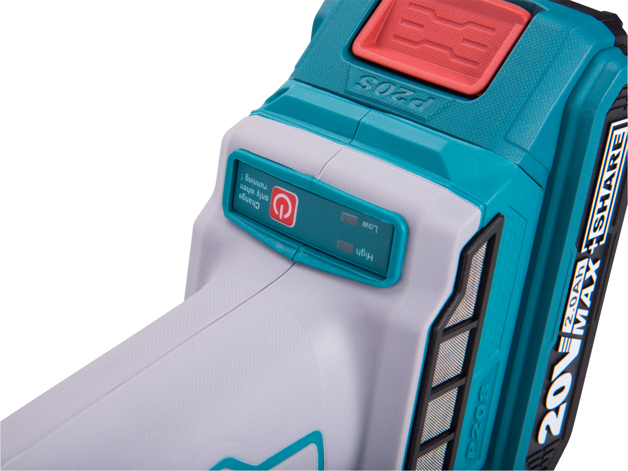 POŠK.OBAL Bruska úhlová AKU, 125mm, 20V LI-ION, industrial, bez baterie a nabíječky