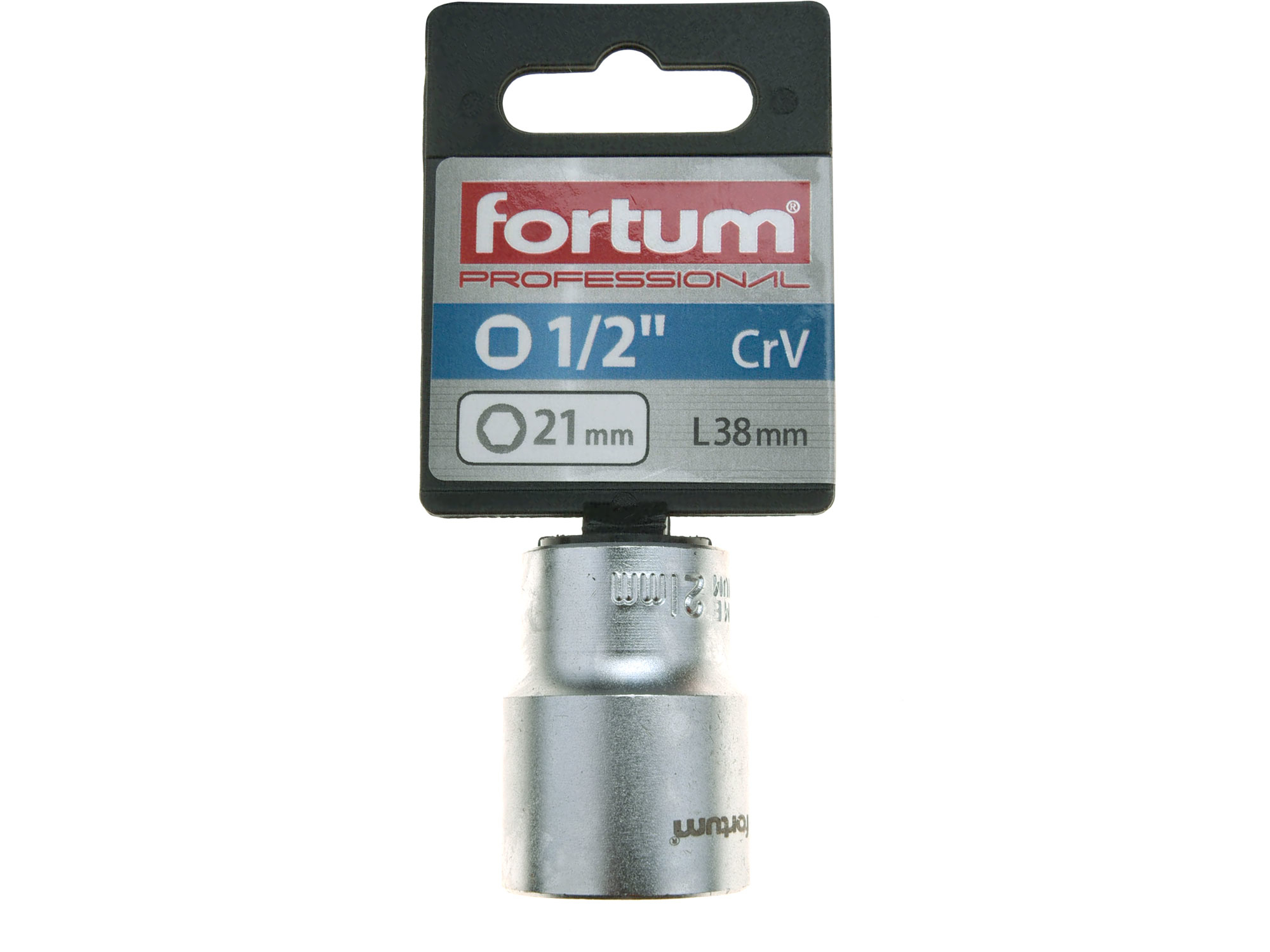 POŠK. OBAL hlavice nástrčná 1/2", 21mm, L 38mm