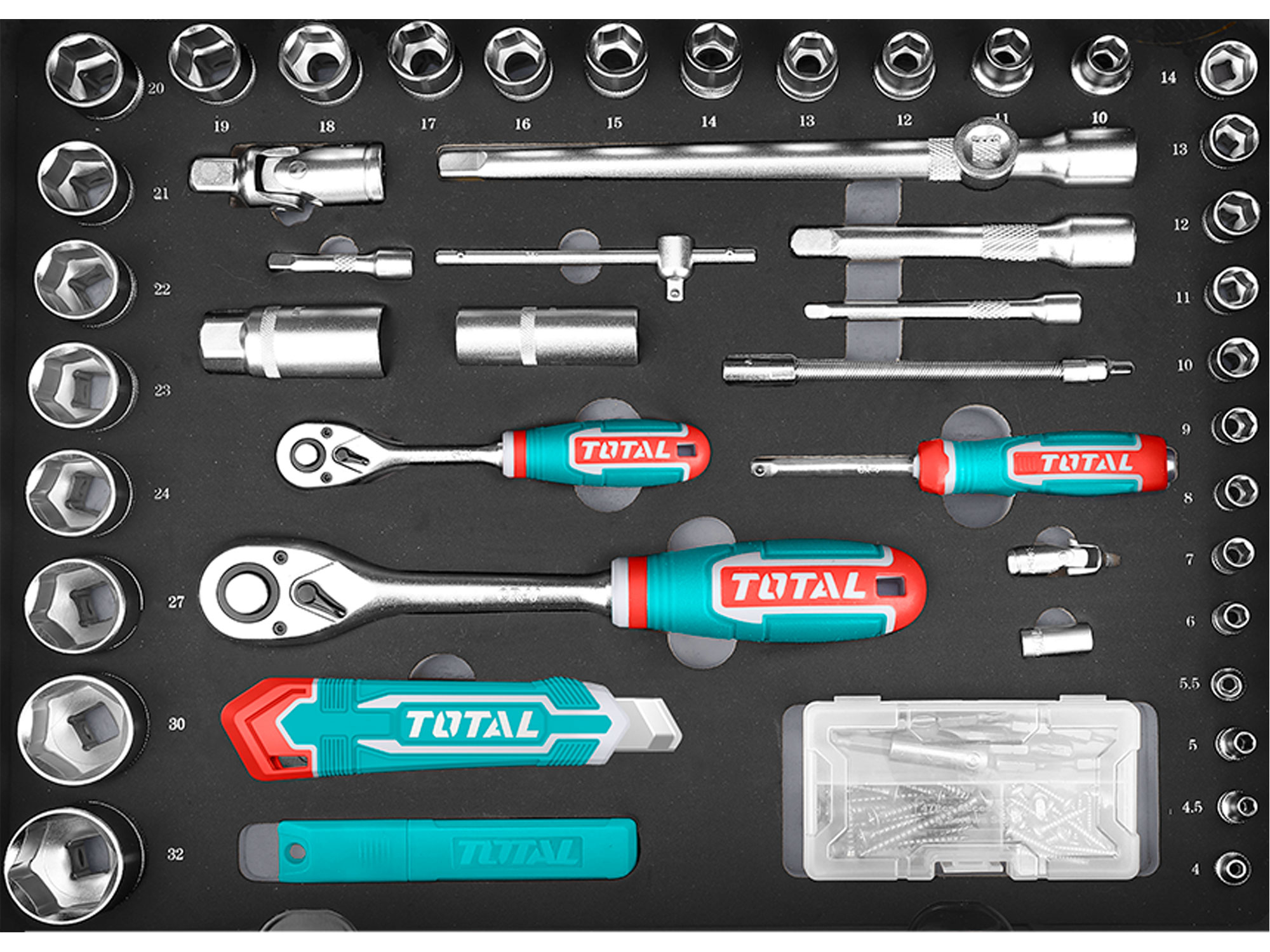 POŠK. OBAL Nářadí, sada 147ks