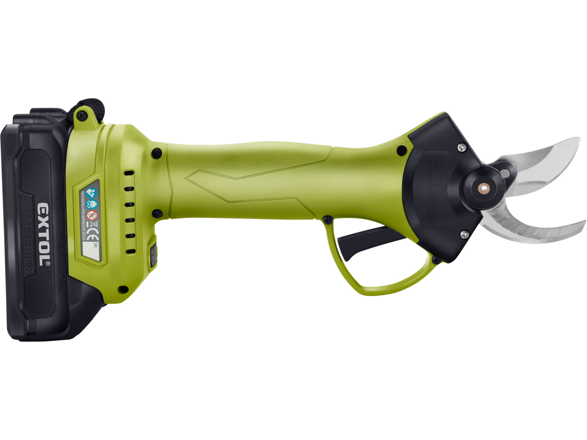 POŠK. OBAL nůžky zahradnické aku, BRUSHLESS, 20V Li-ion, 2Ah