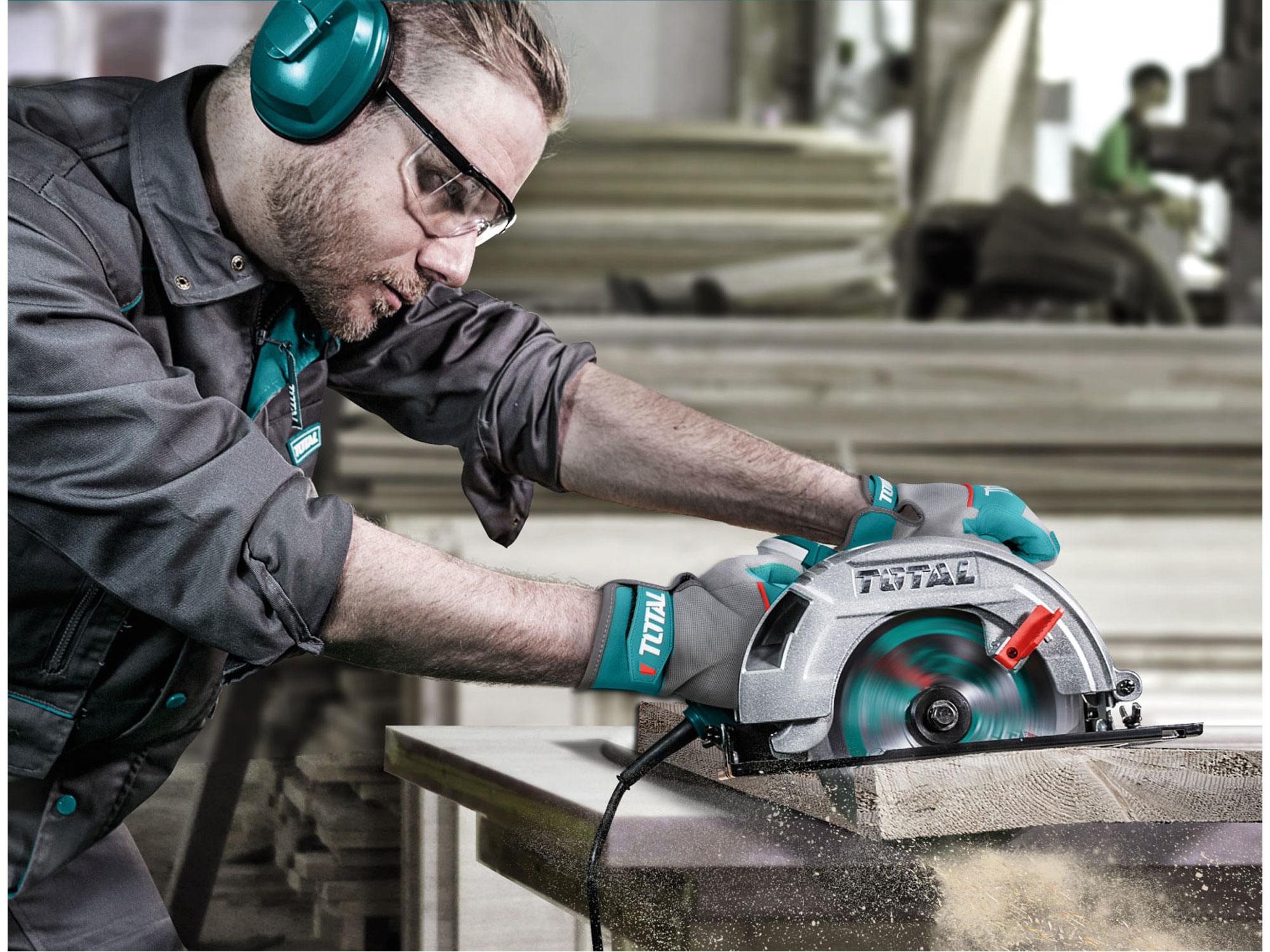 POŠK. OBAL Pila kotoučová, 1400W, 185mm