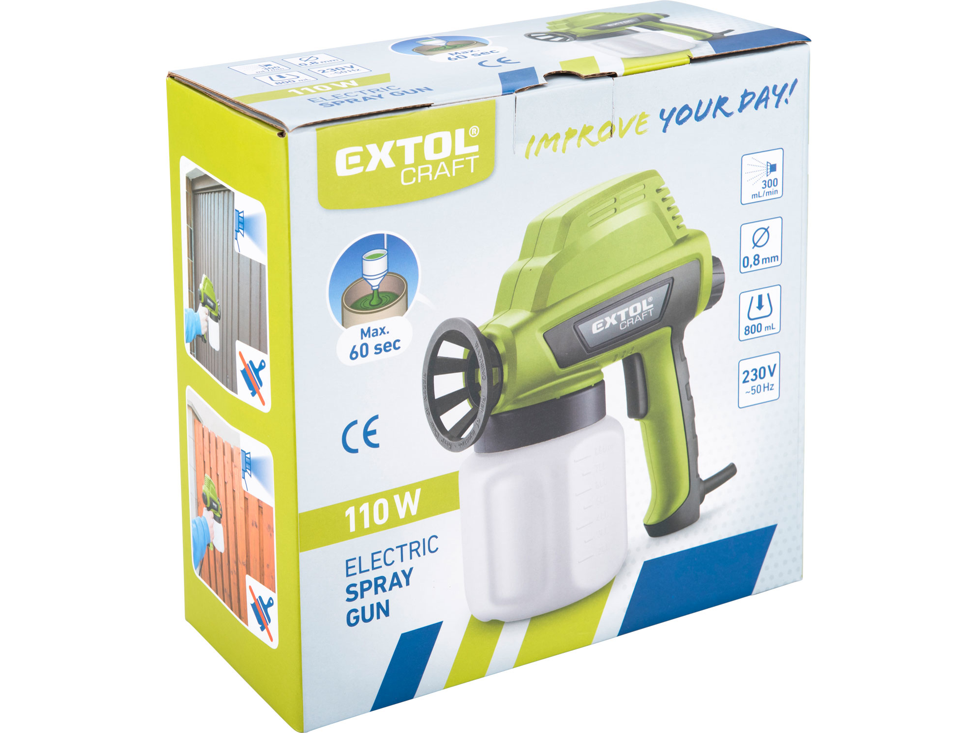 POŠK. OBAL pistole stříkací na barvu, 110W