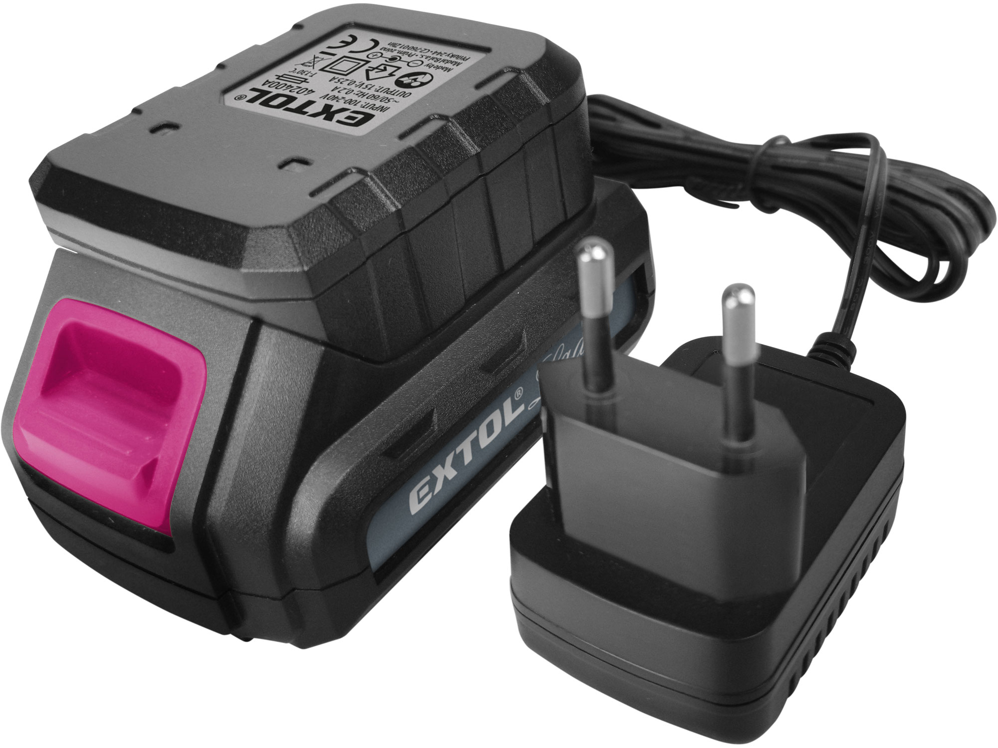 POŠK. OBAL vrtací šroubovák aku, růžový, 12V Li-ion, 1300mAh, v tašce