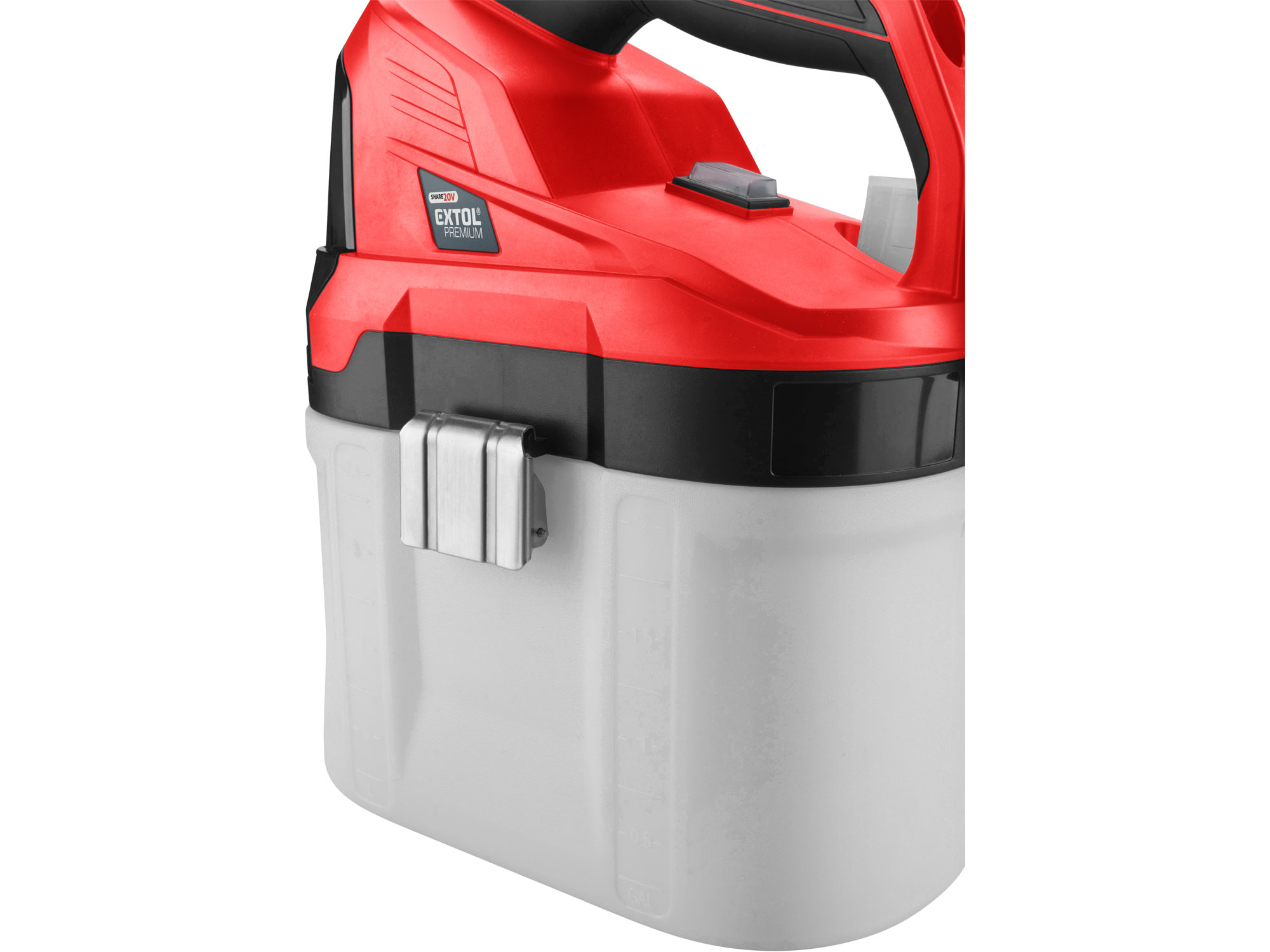 postřikovač tlakový aku 7,5l SHARE20V, 20V Li-ion, bez baterie a nabíječky