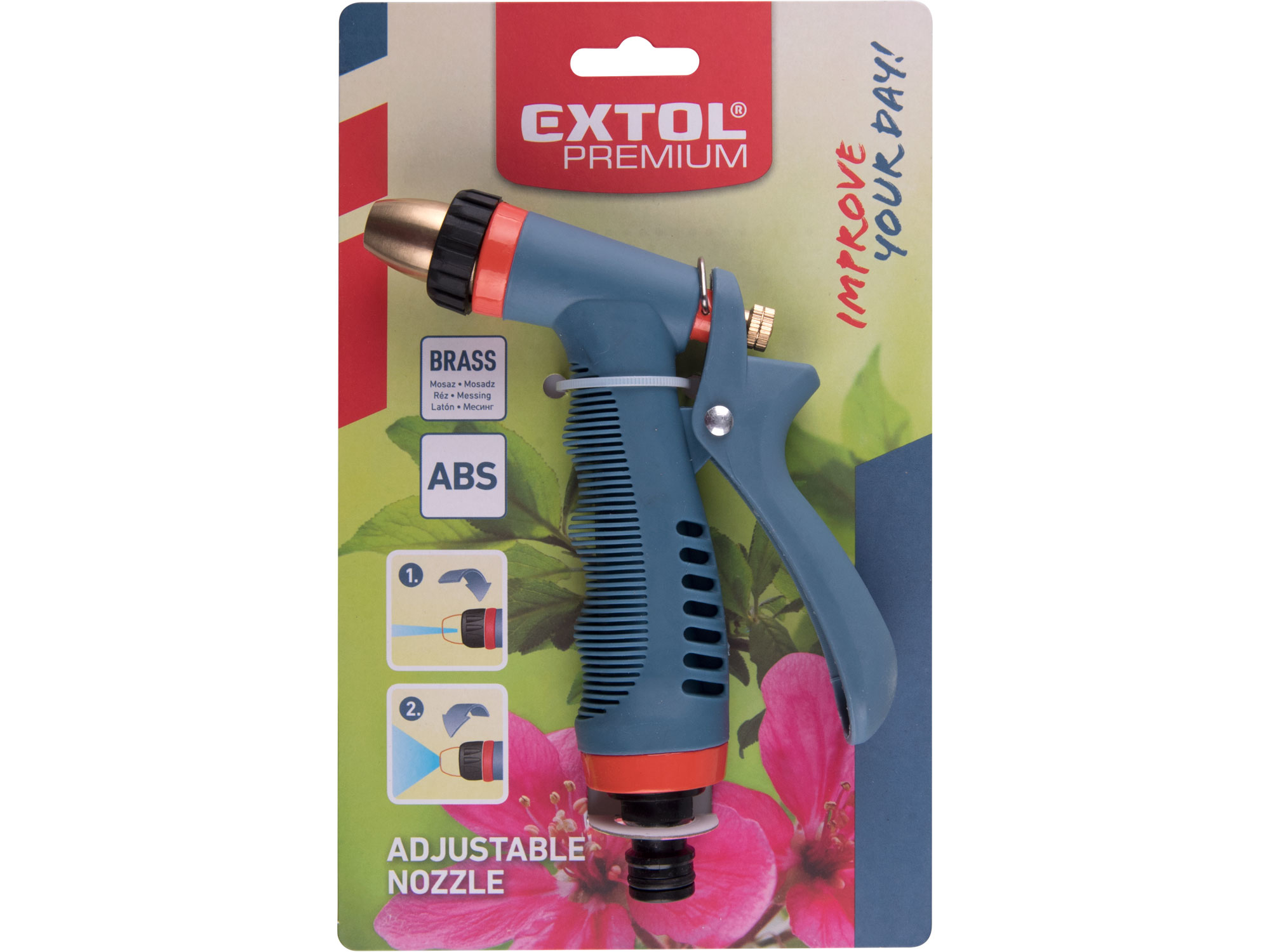 postřikovač zahradní kovový