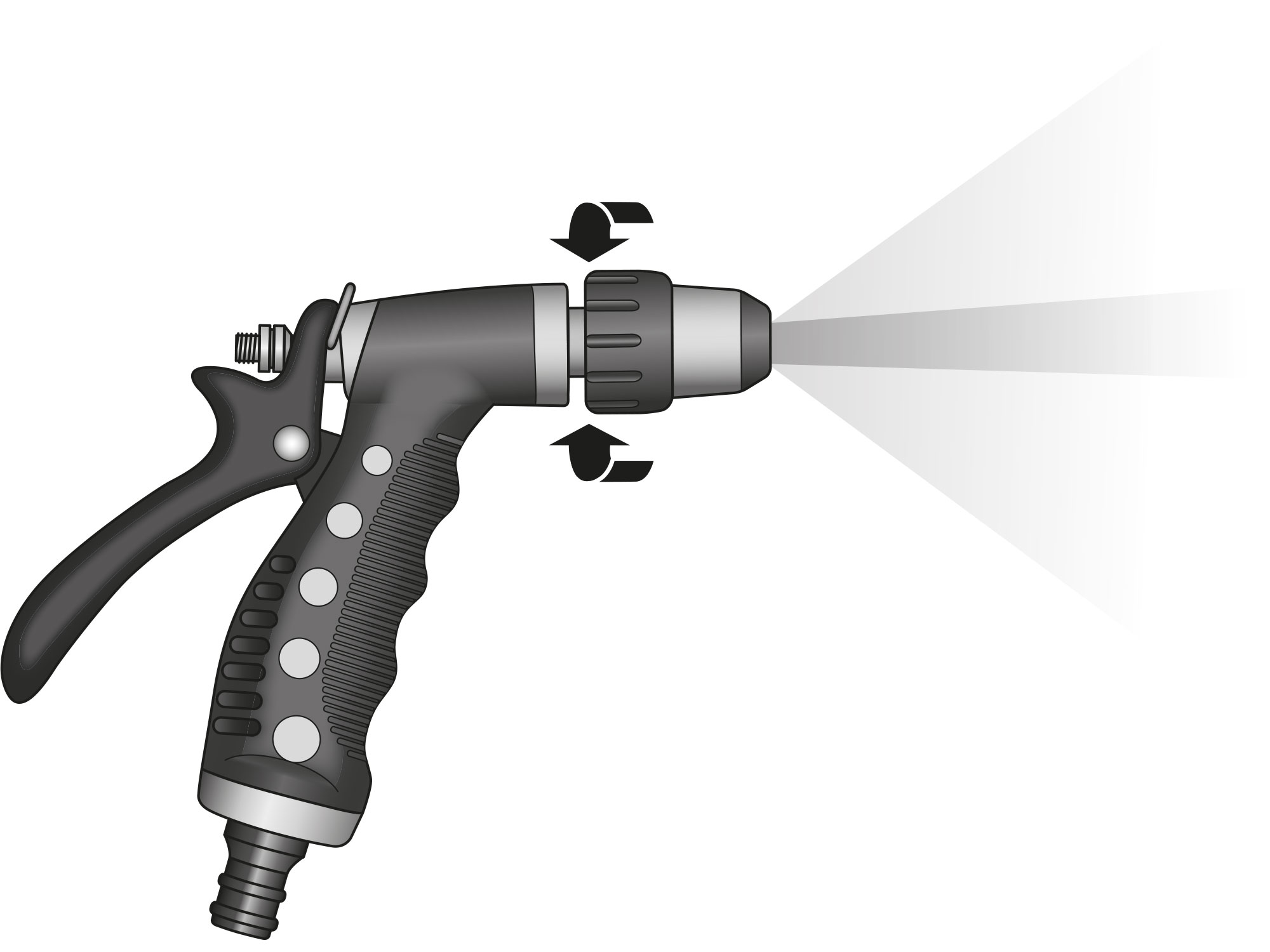 postřikovač zahradní kovový, MOSAZ