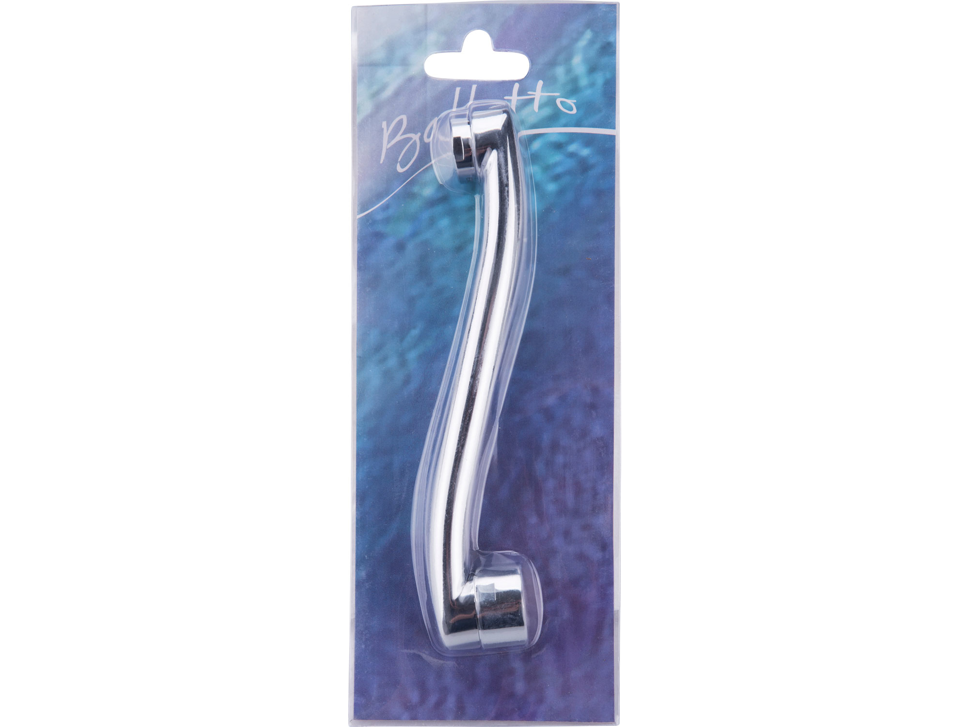 ramínko prohnuté, 200mm, chrom