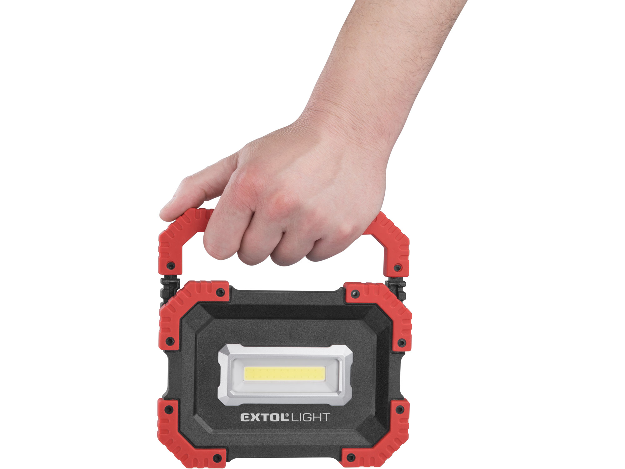 reflektor LED, 1000lm, USB nabíjení s powerbankou, Li-ion