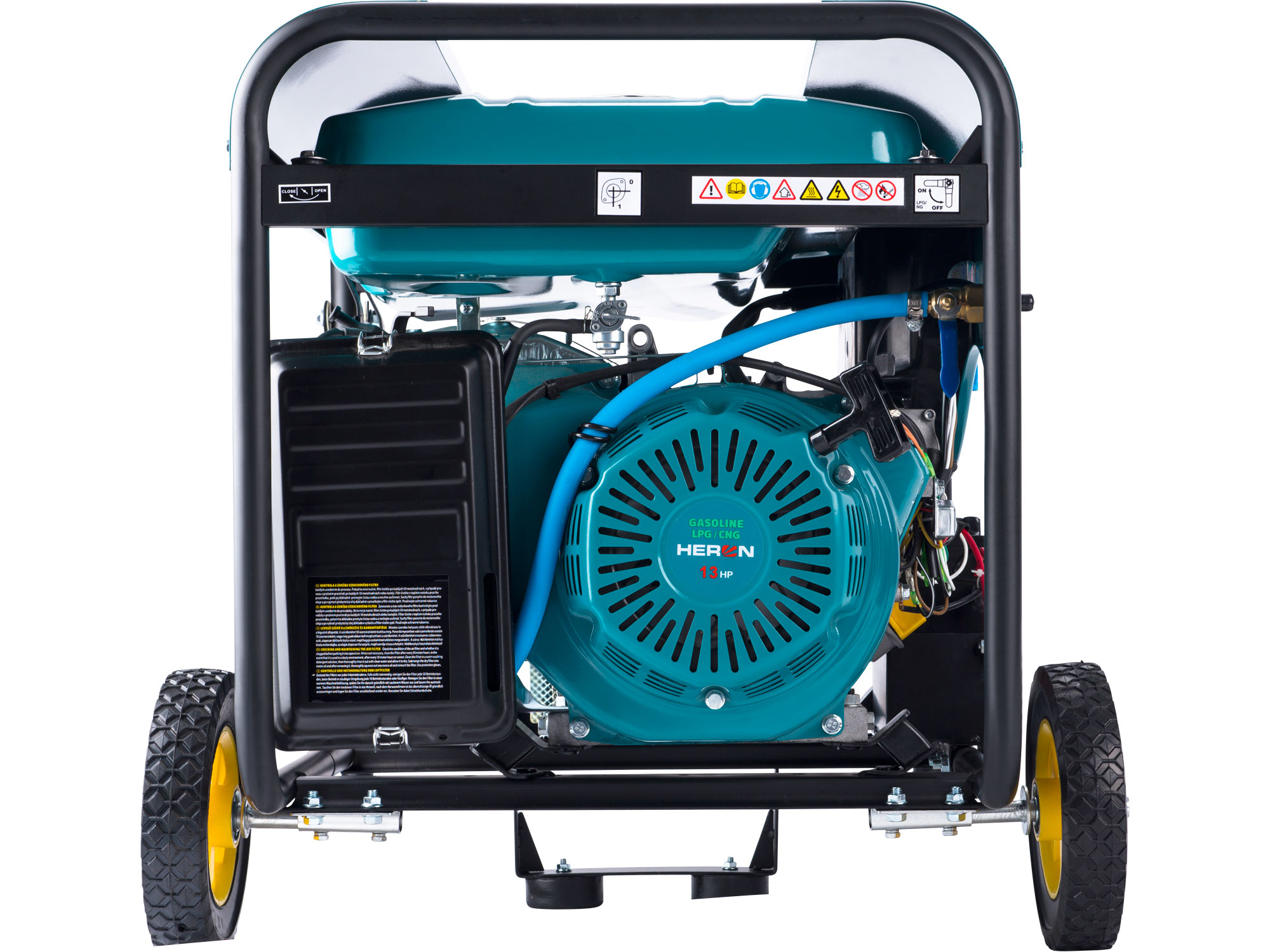 REPAS elektrocentrála benzínová a plynová (LPG/NG) 13HP, elektrický start