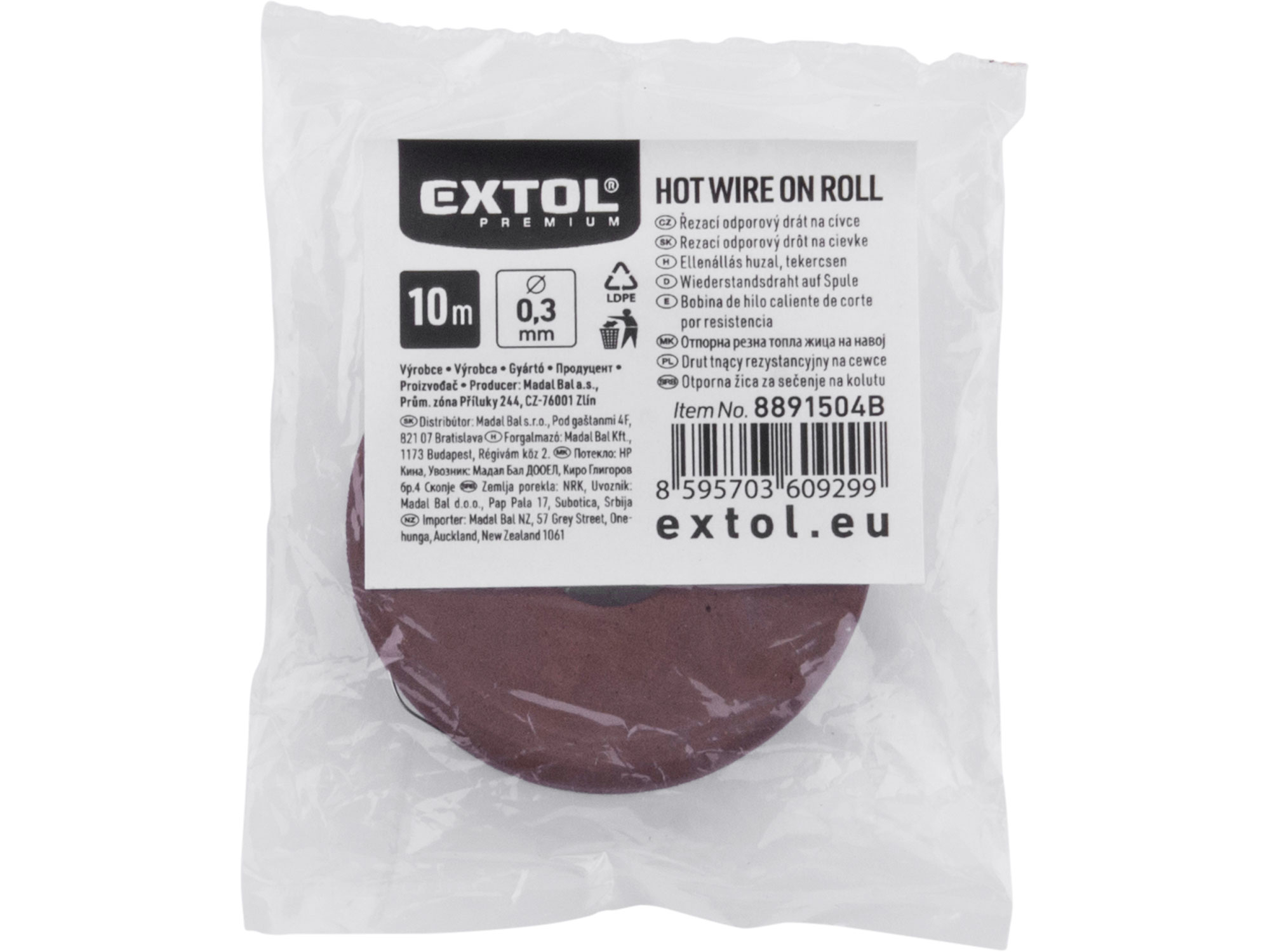 řezací drát, odporový, 10m, ⌀0,3mm