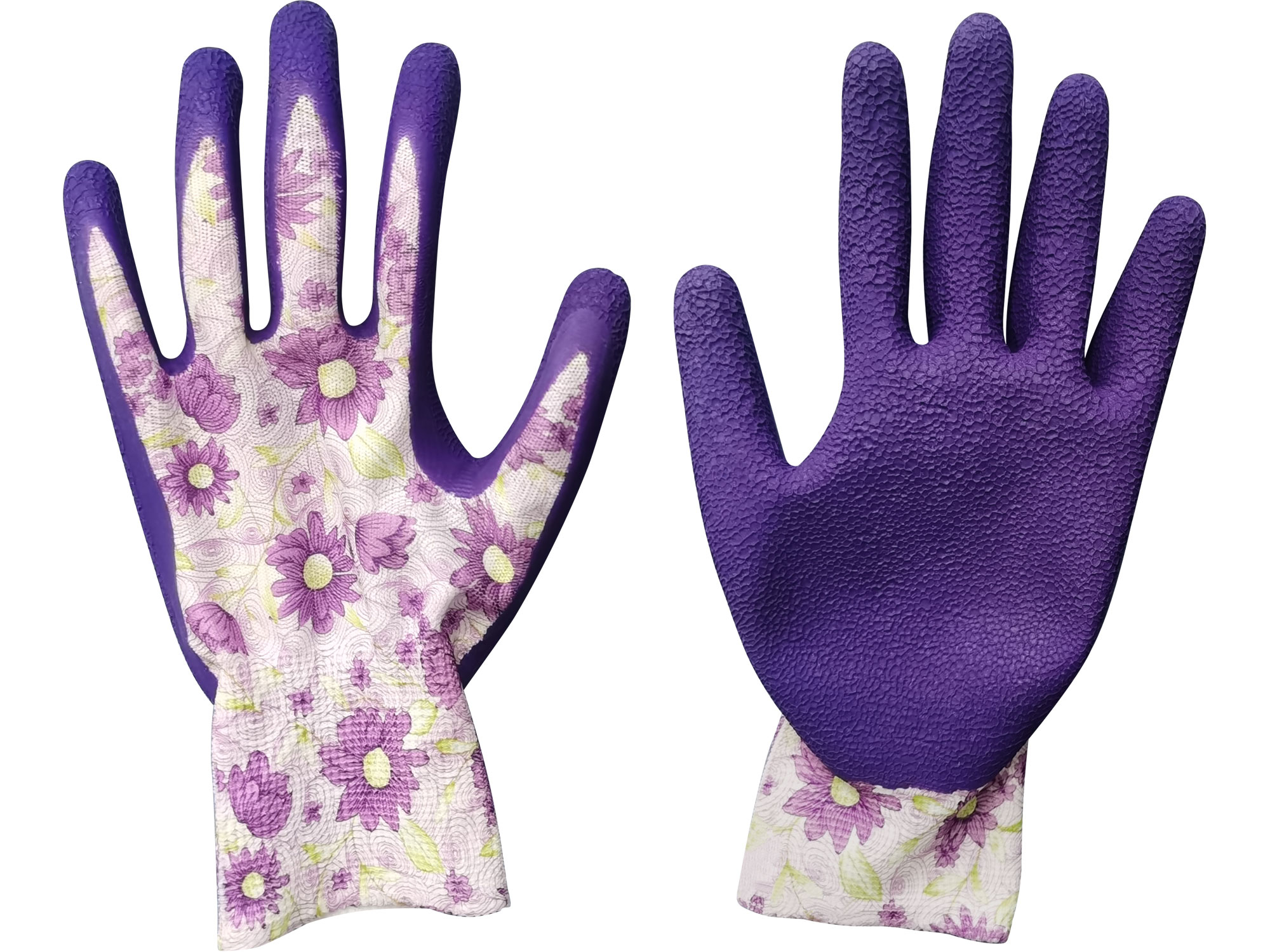 rukavice polyesterové, bezešvé, polomáčené v latexu, velikost 8" - EXTOL LADY