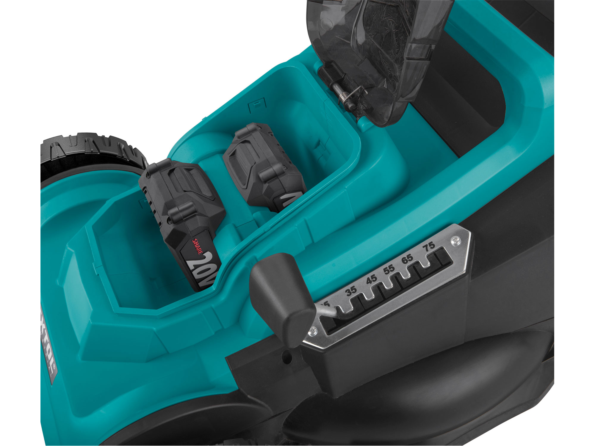 sekačka aku SHARE20V, 43cm, BRUSHLESS, 2x2Ah.