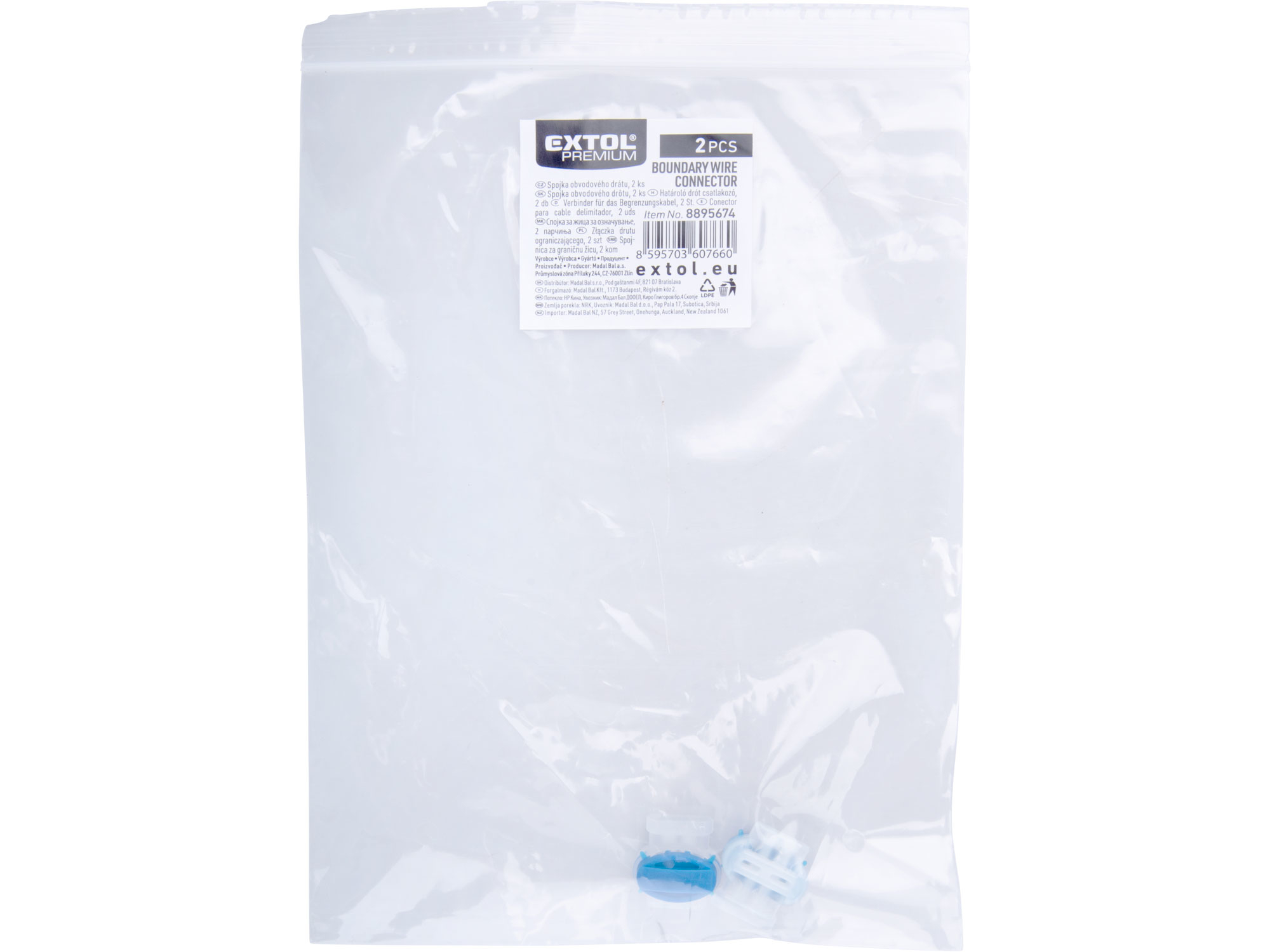 spojka obvodového drátu, vodovzdorná, 2ks