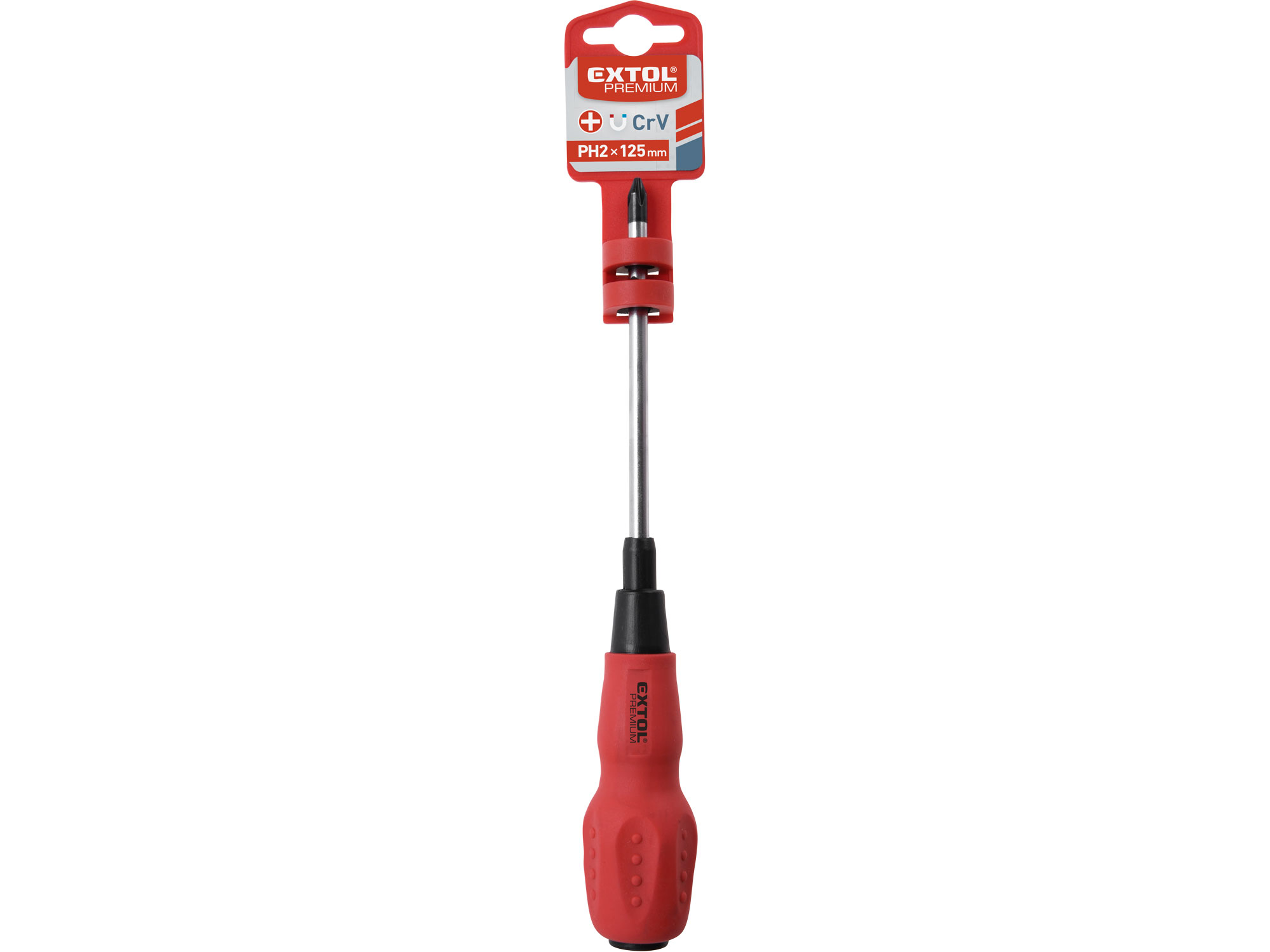 šroubovák křížový phillips, PH 2x125mm, CrV