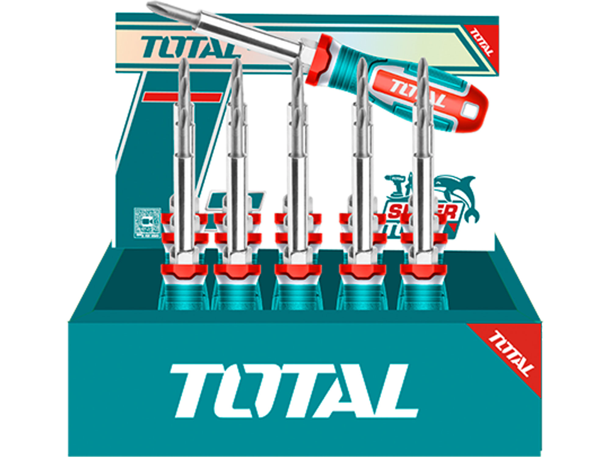 Šroubováky, sada 6 v 1, industrial, CrV