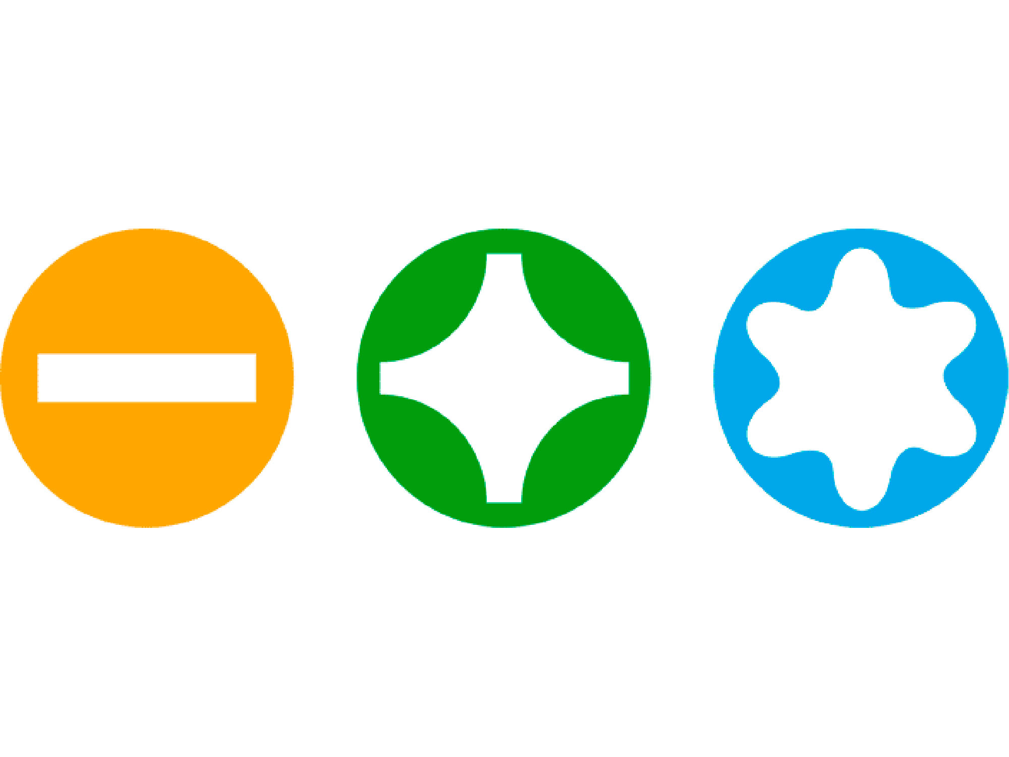 Šroubováky, sada 7ks precision, industrial, CrV