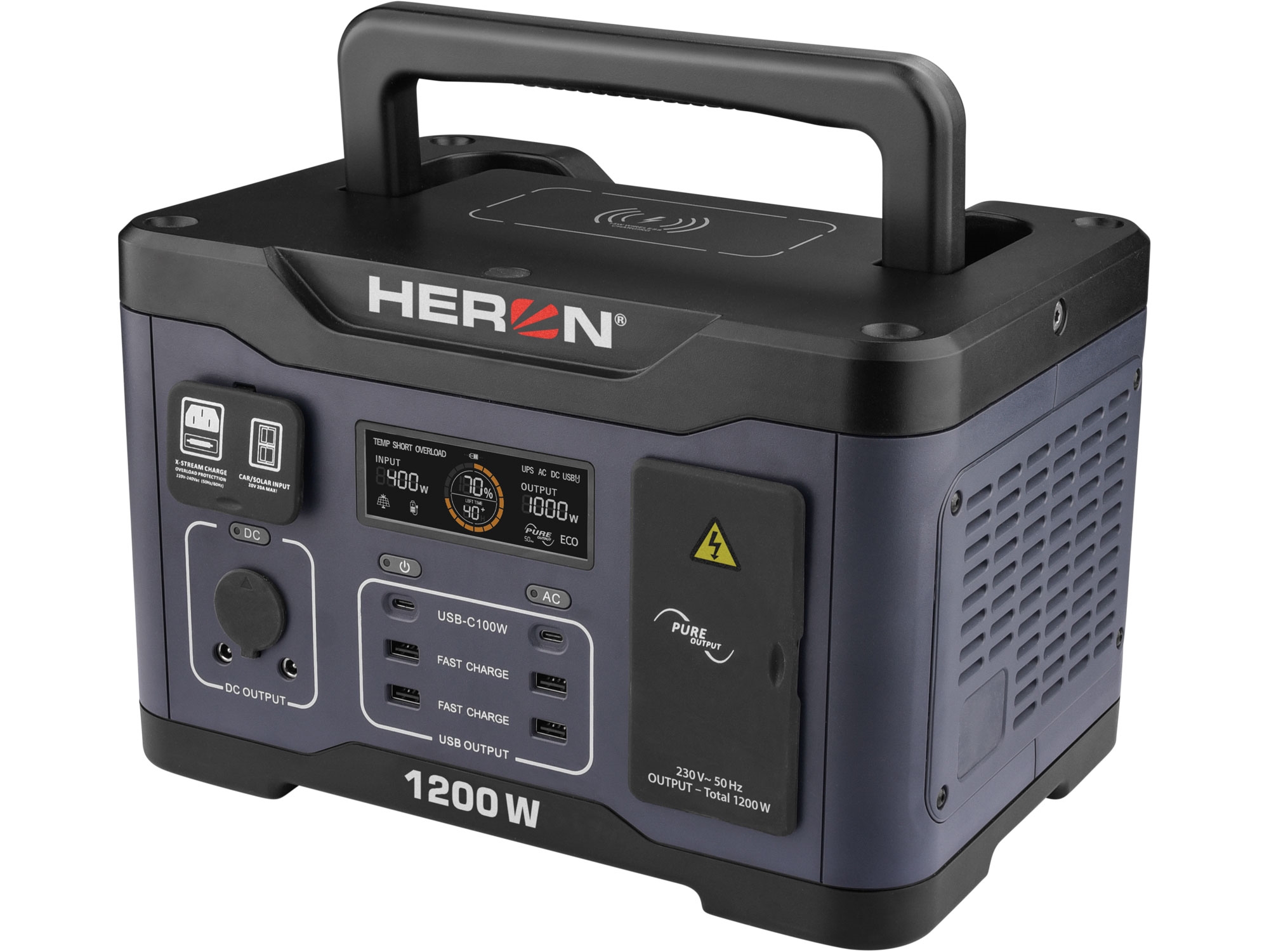 stanice nabíjecí, 1200W, 921Wh - HERON