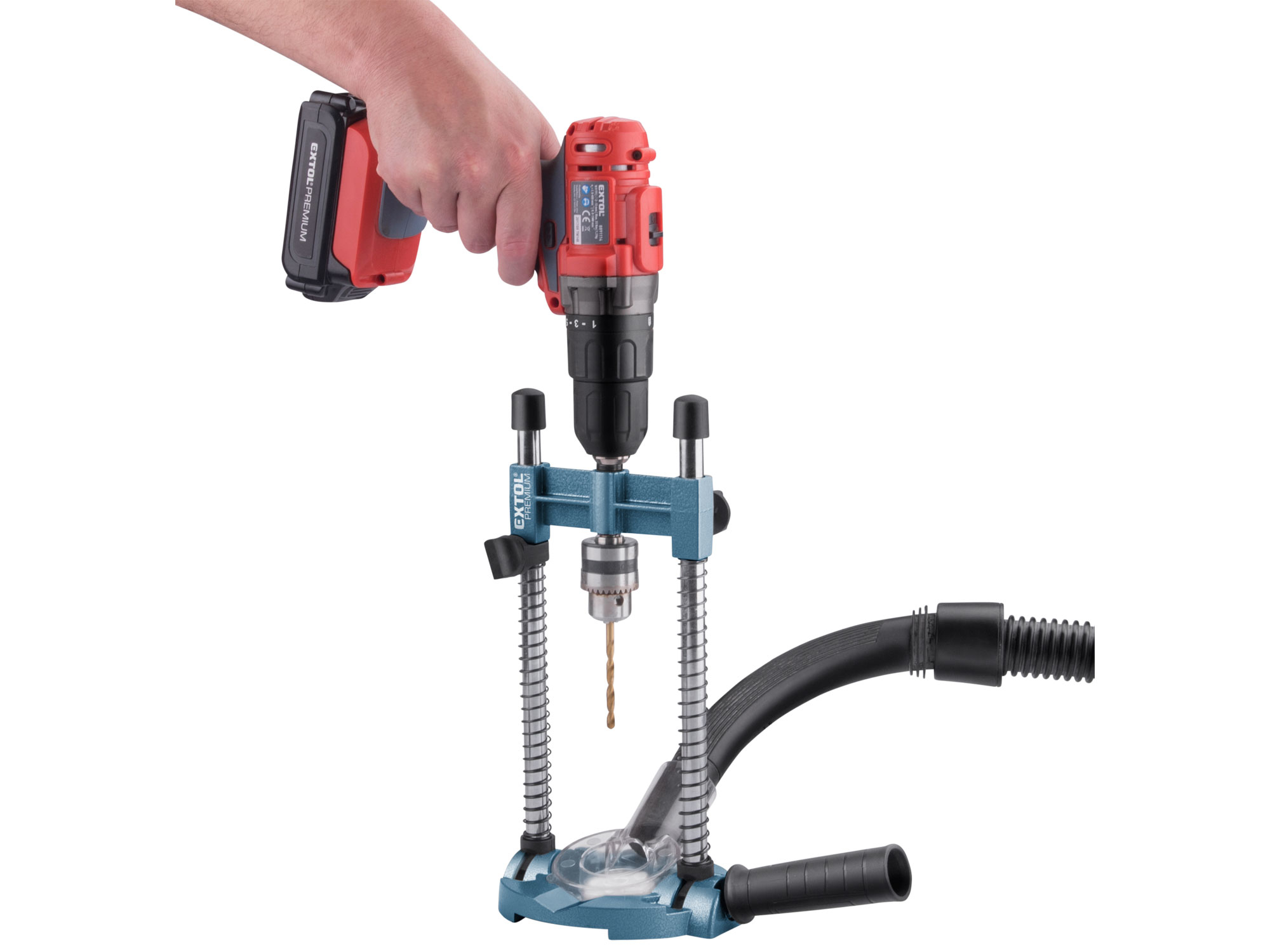 stojan na vrtačku víceúčelový se sklíčidlem, O 1-10mm, O stopky 9mm