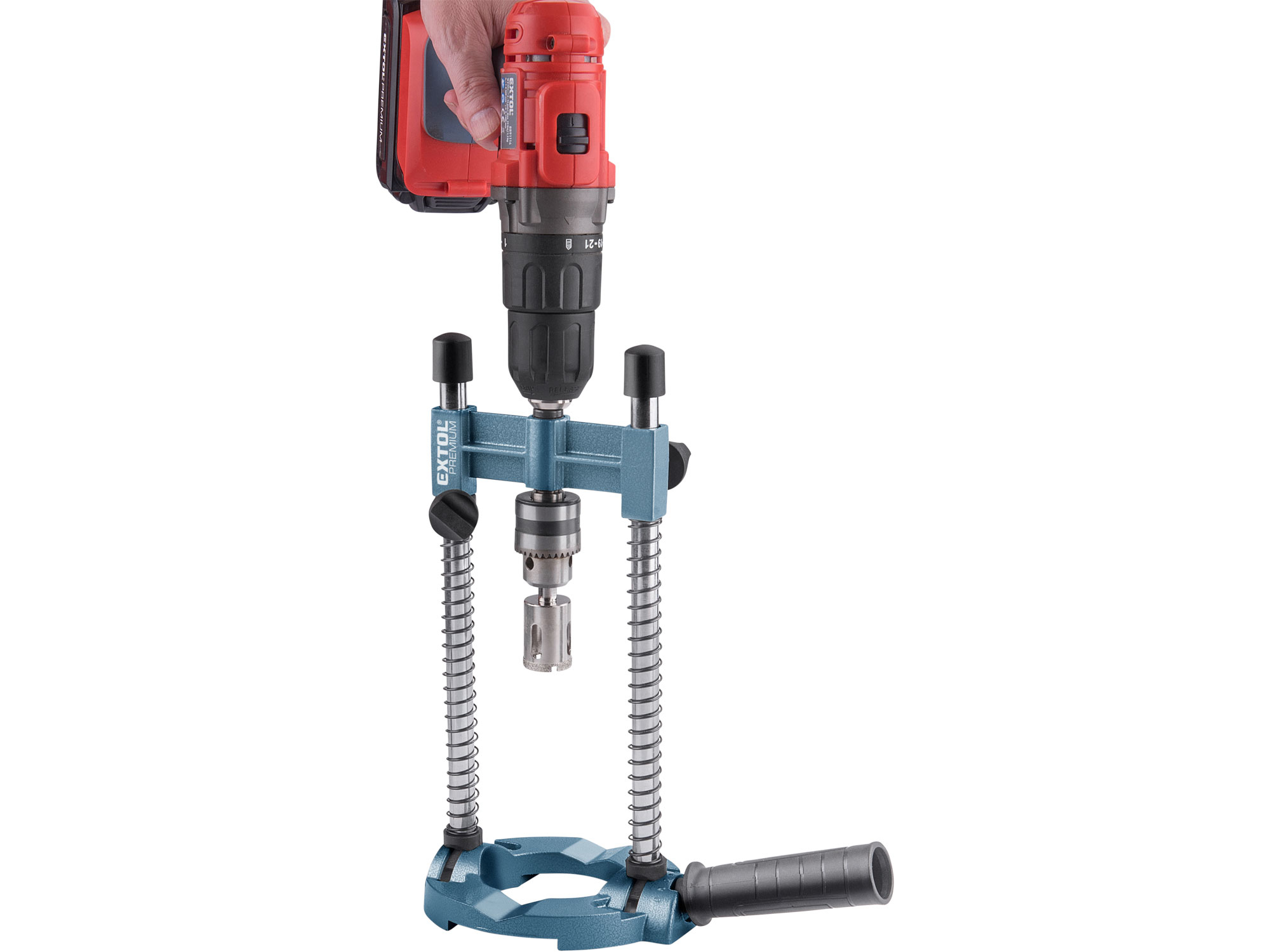 stojan na vrtačku víceúčelový se sklíčidlem, O 1-10mm, O stopky 9mm