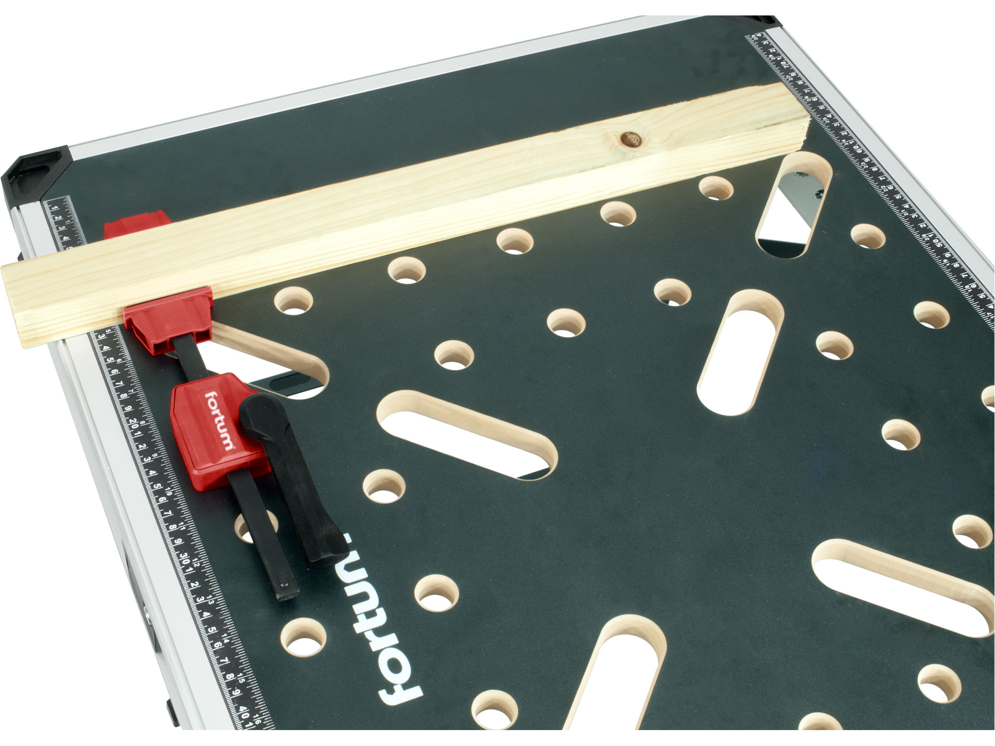 svěrka přítlačná horizontální - k multif. stolůlm s otvory O 20mm, 0-120mm