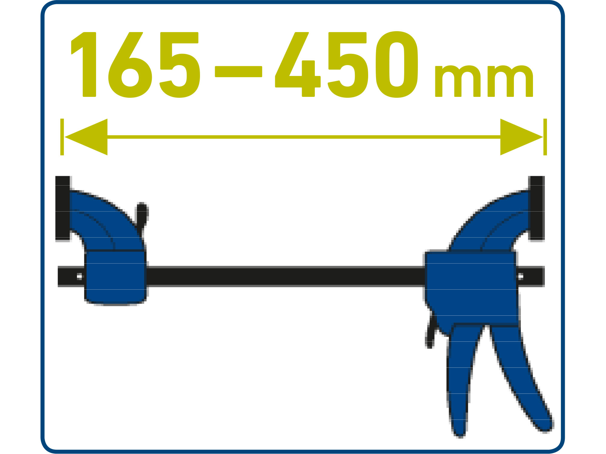 svěrka rychloupínací, 300mm, 165-450mm