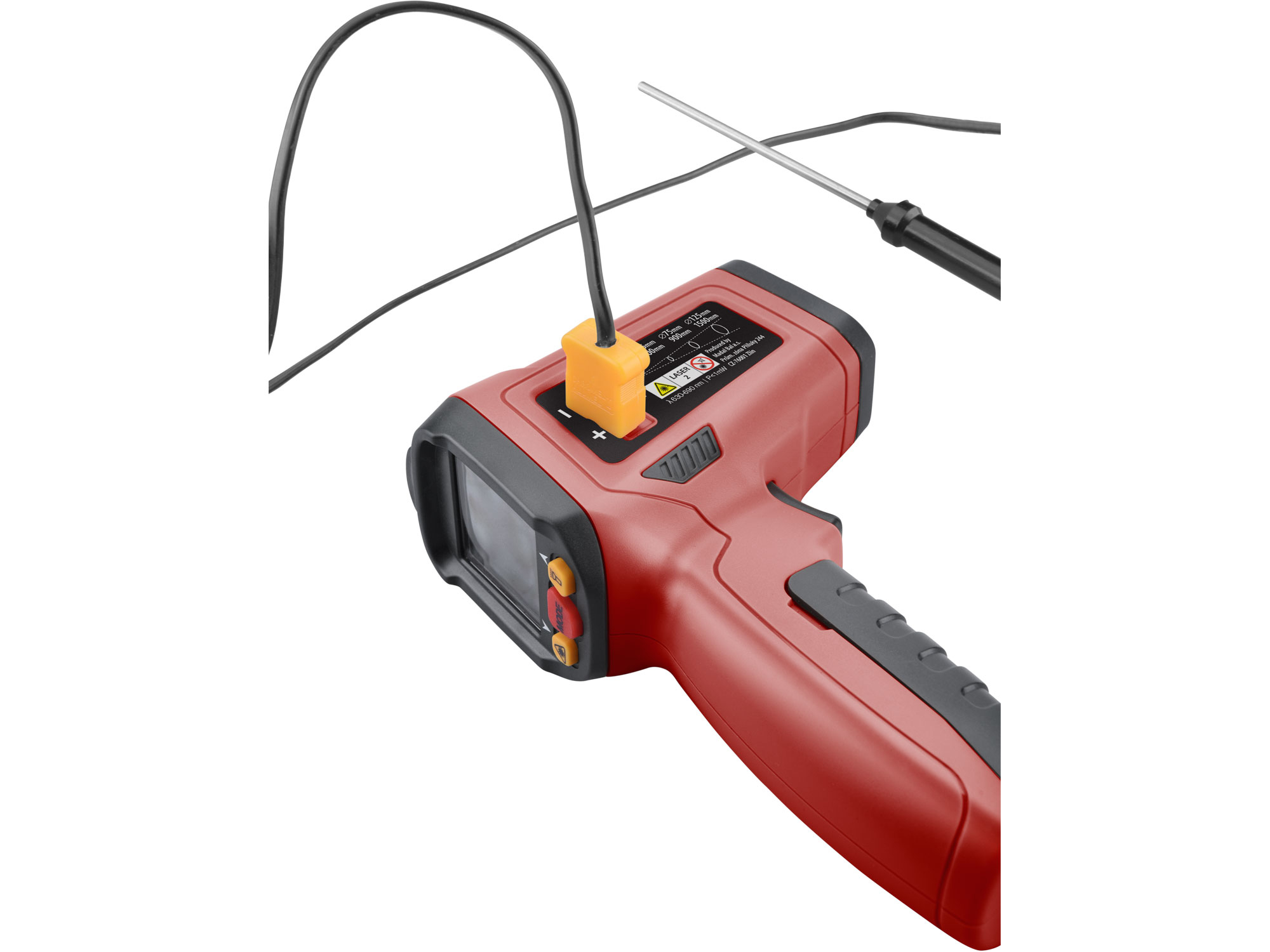 teploměr bezkontaktní IR průmyslový, se sondou, -50°-800°C