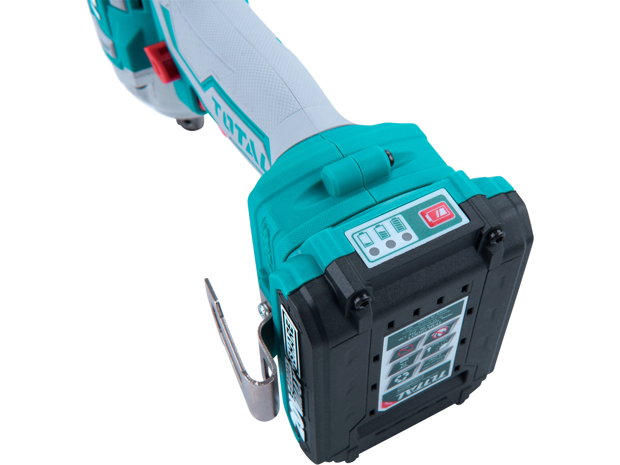 utahovák rázový AKU 1/2', brushless, 20V Li-ion (2x), 2000mAh, industrial