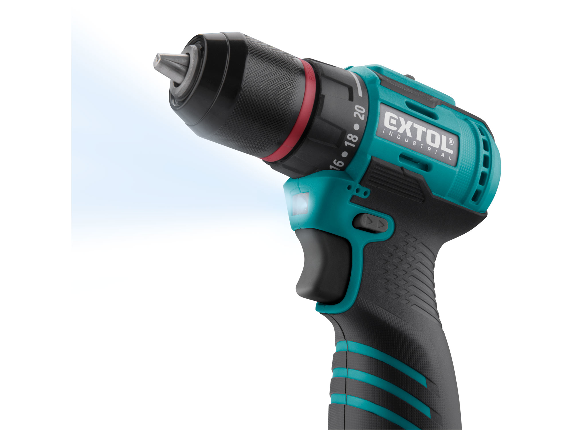 vrtací šroubovák aku, BRUSHLESS, 16V Li-ion, 2×2Ah
