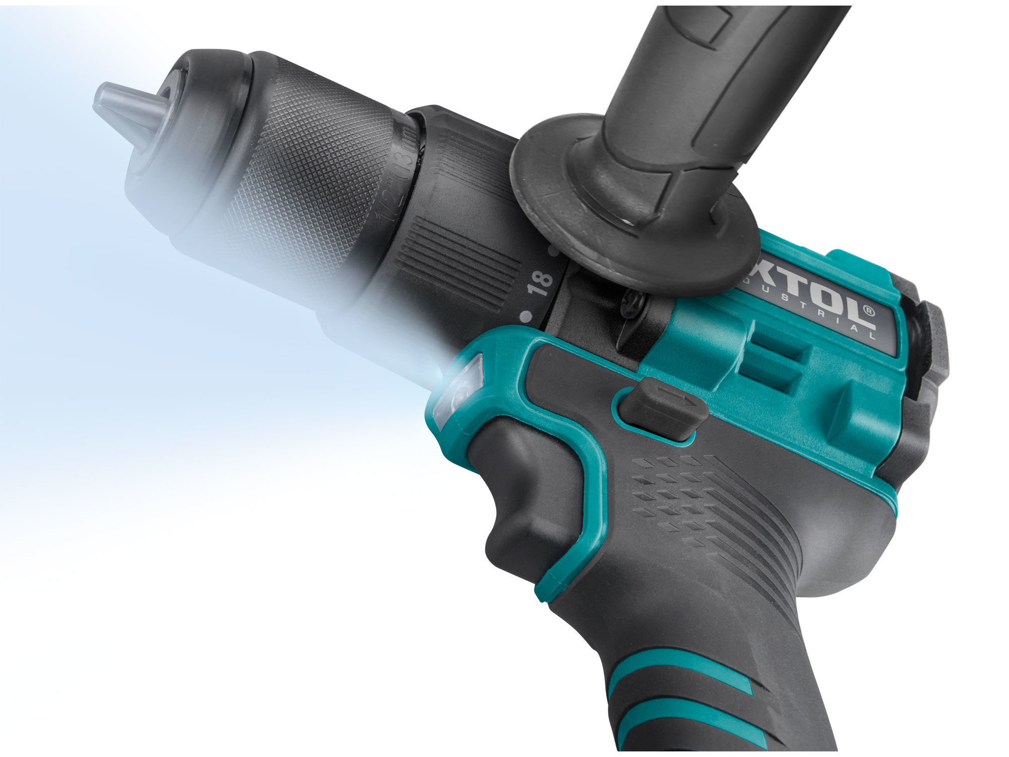 vrtací šroubovák aku s příklepem SHARE20V, 70Nm, BRUSHLESS, bez baterie a nabíječky