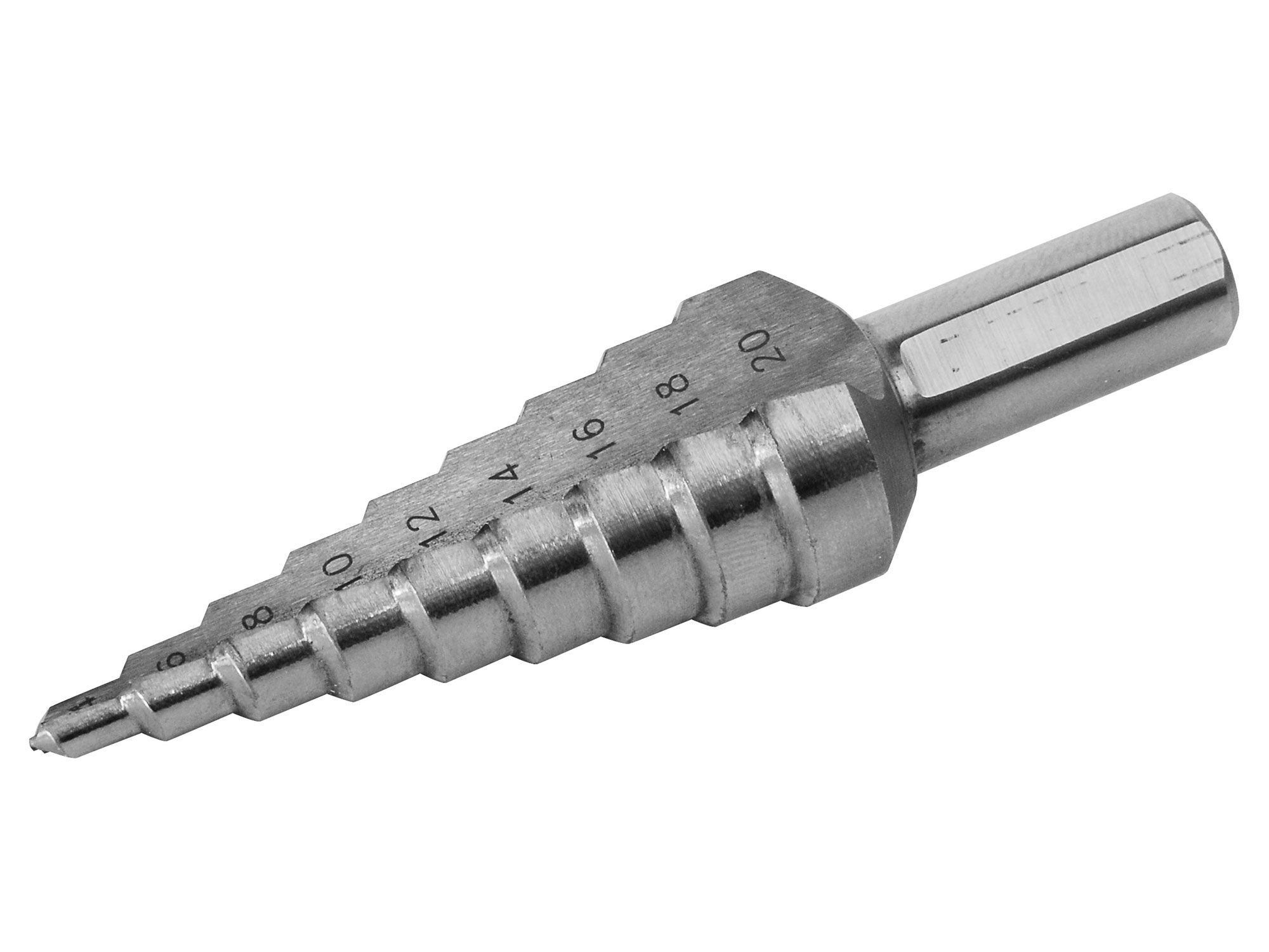 Vrták stupňovitý, O 6-39mm/po 3mm, HSS-M2 EXTOL PREMUIM