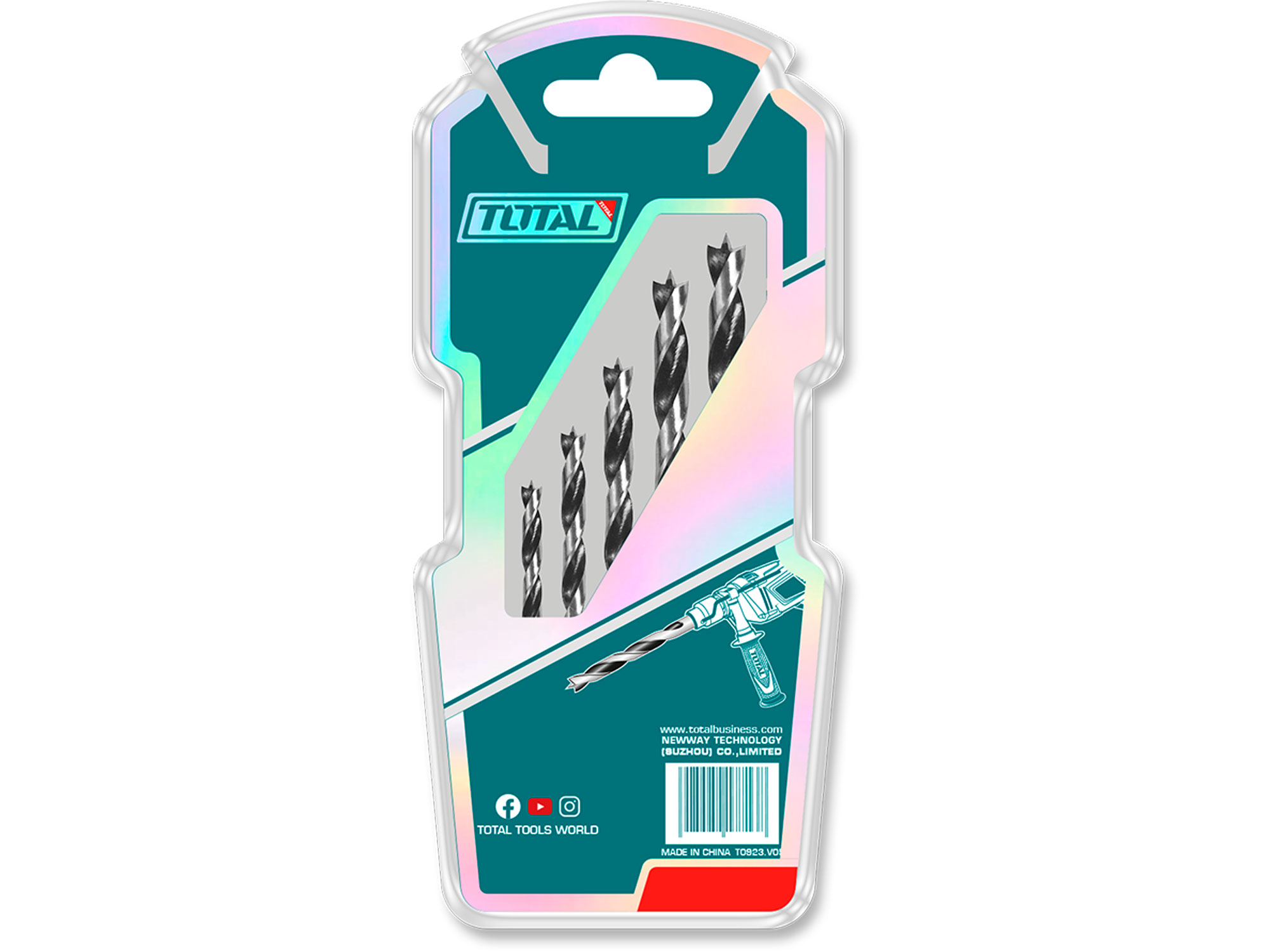 Vrtáky do dřeva, 5ks