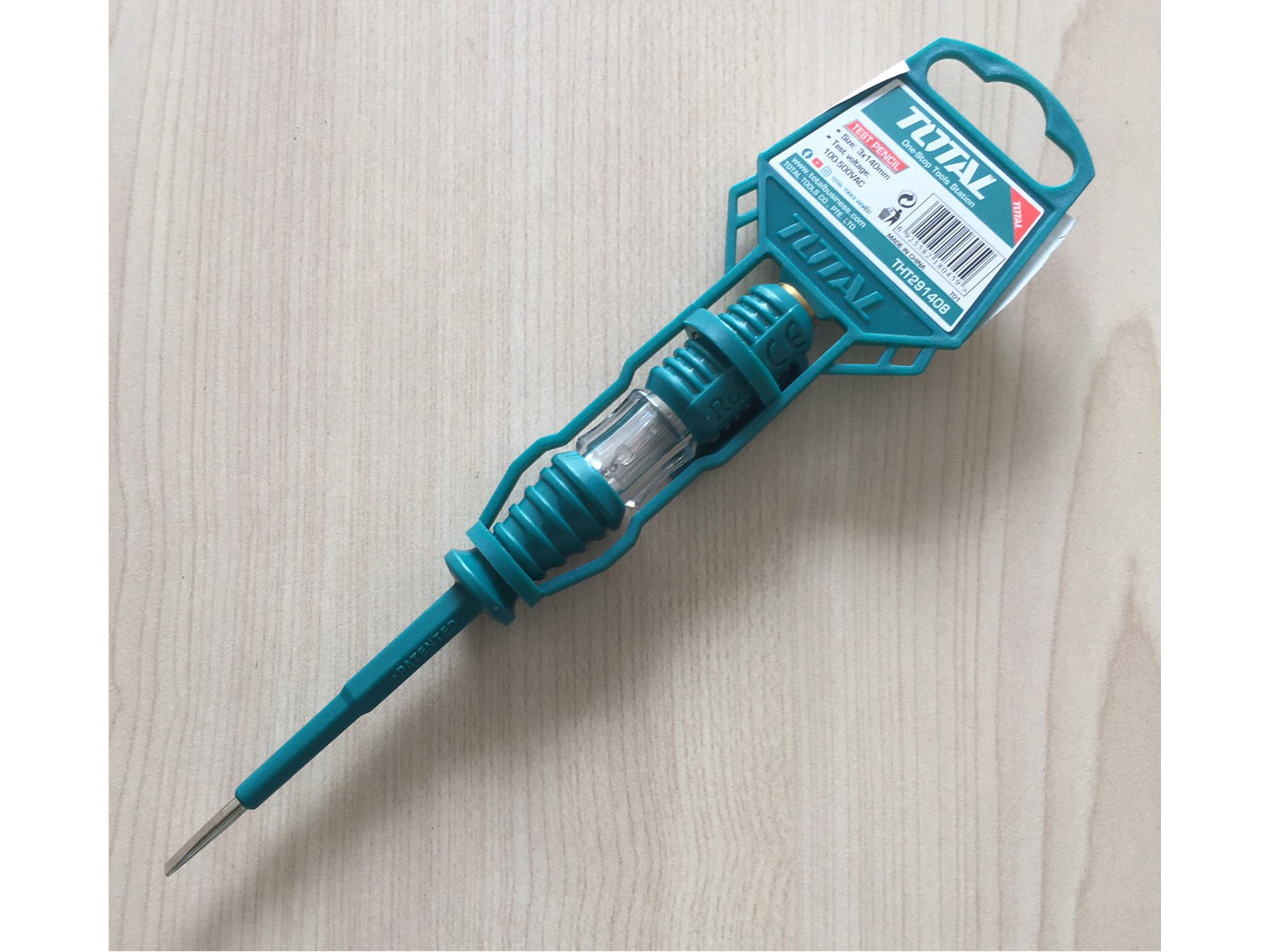 Zkoušečka napětí, 140mm, 100-500V