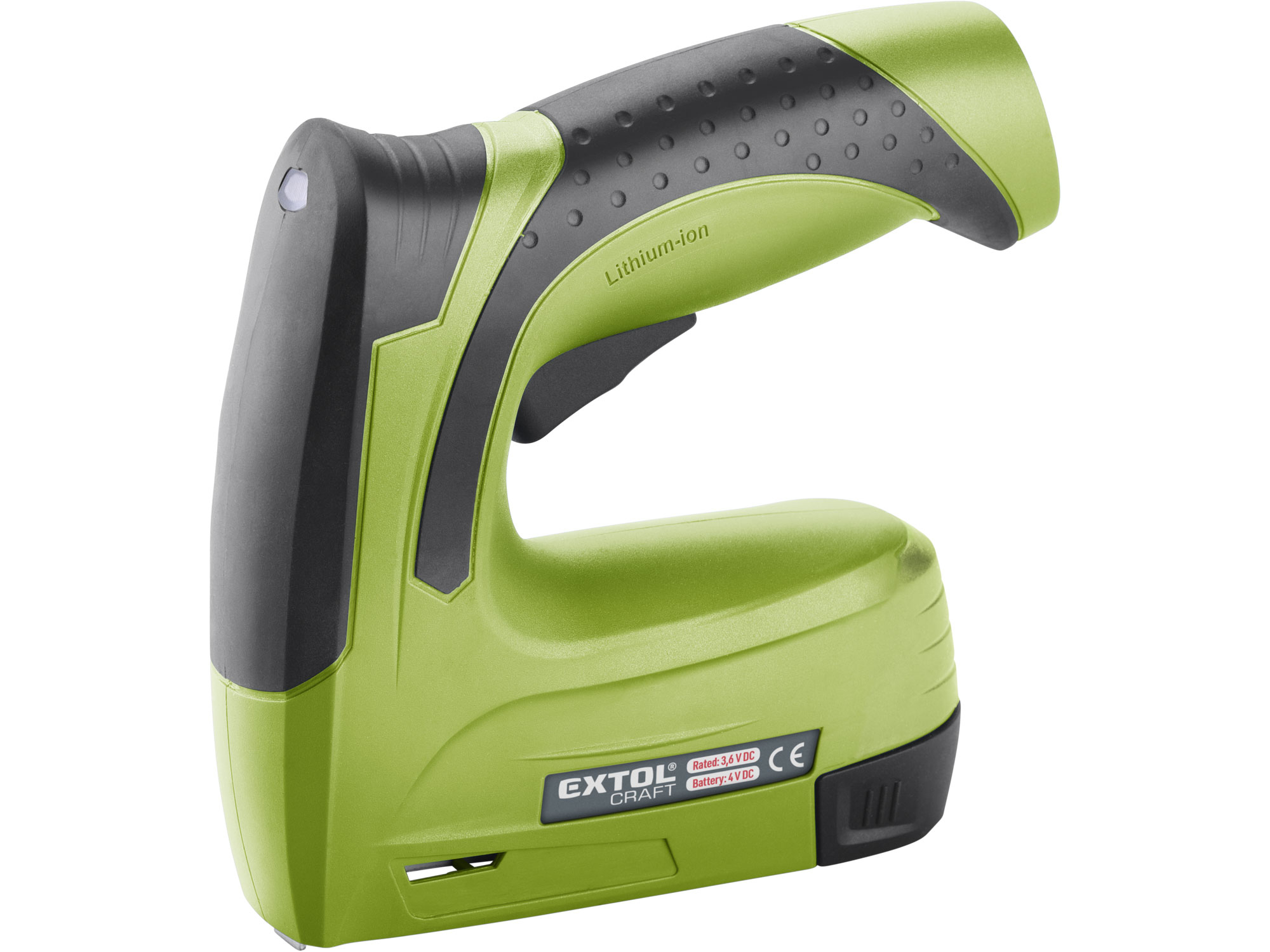 ZRUŠENO! Nahrazeno výrobkem 420101, sponkovačka/hřebíkovačka aku, 3,6V Li-ion, 1300mAh