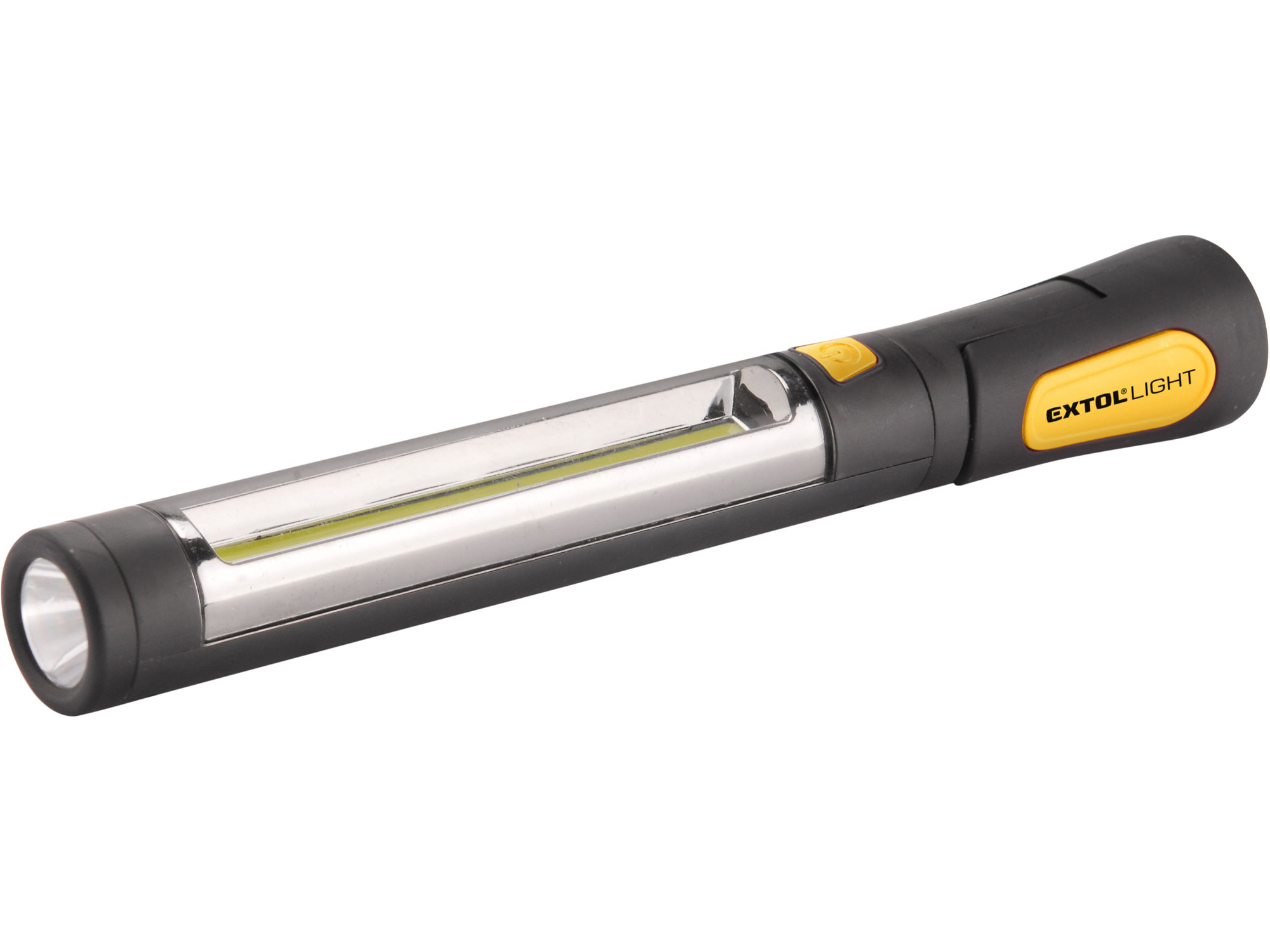 ZRUŠENO! Nahrazeno výrobkem 43155,svítilna 3W+3W COB LED s kloubem a magnetem, 3W LED - 160lm, 3W COB - 220lm