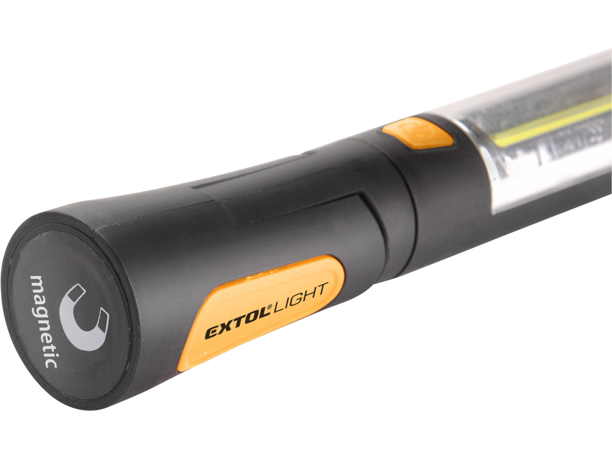 ZRUŠENO! Nahrazeno výrobkem 43155,svítilna 3W+3W COB LED s kloubem a magnetem, 3W LED - 160lm, 3W COB - 220lm