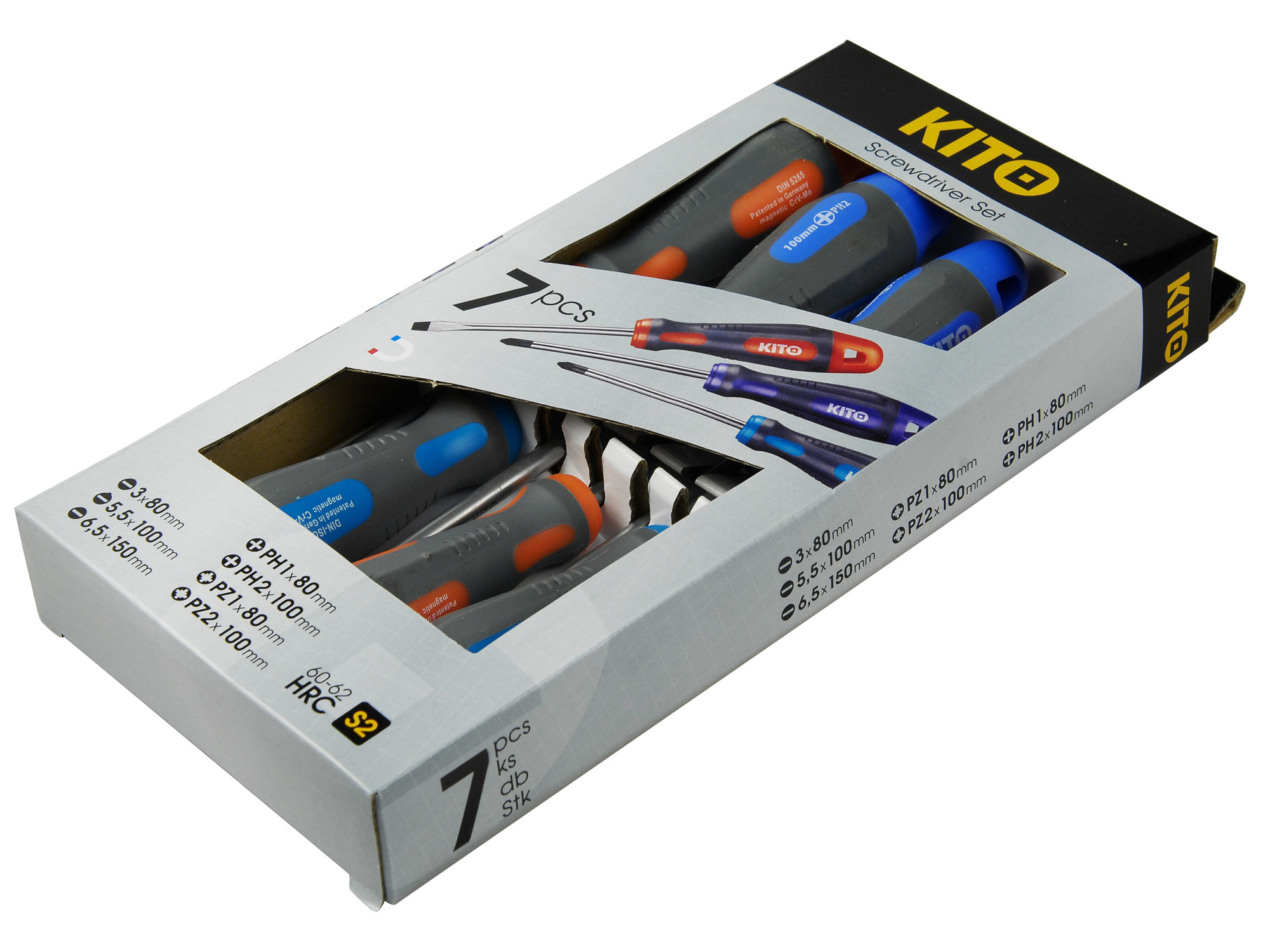 ZRUŠENO! Nahrazeno výrobkem 4740930, šroubováky, sada 7 ks