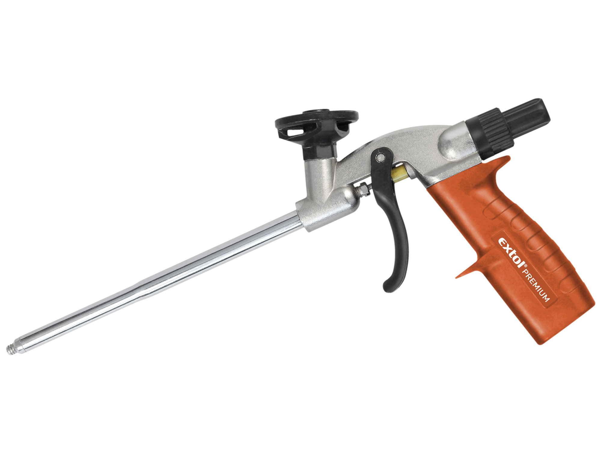 ZRUŠENO! Nahrazeno výrobkem 4770830, pistole na PU pěnu PROFI, s regulací průtoku, , s regulací průtoku