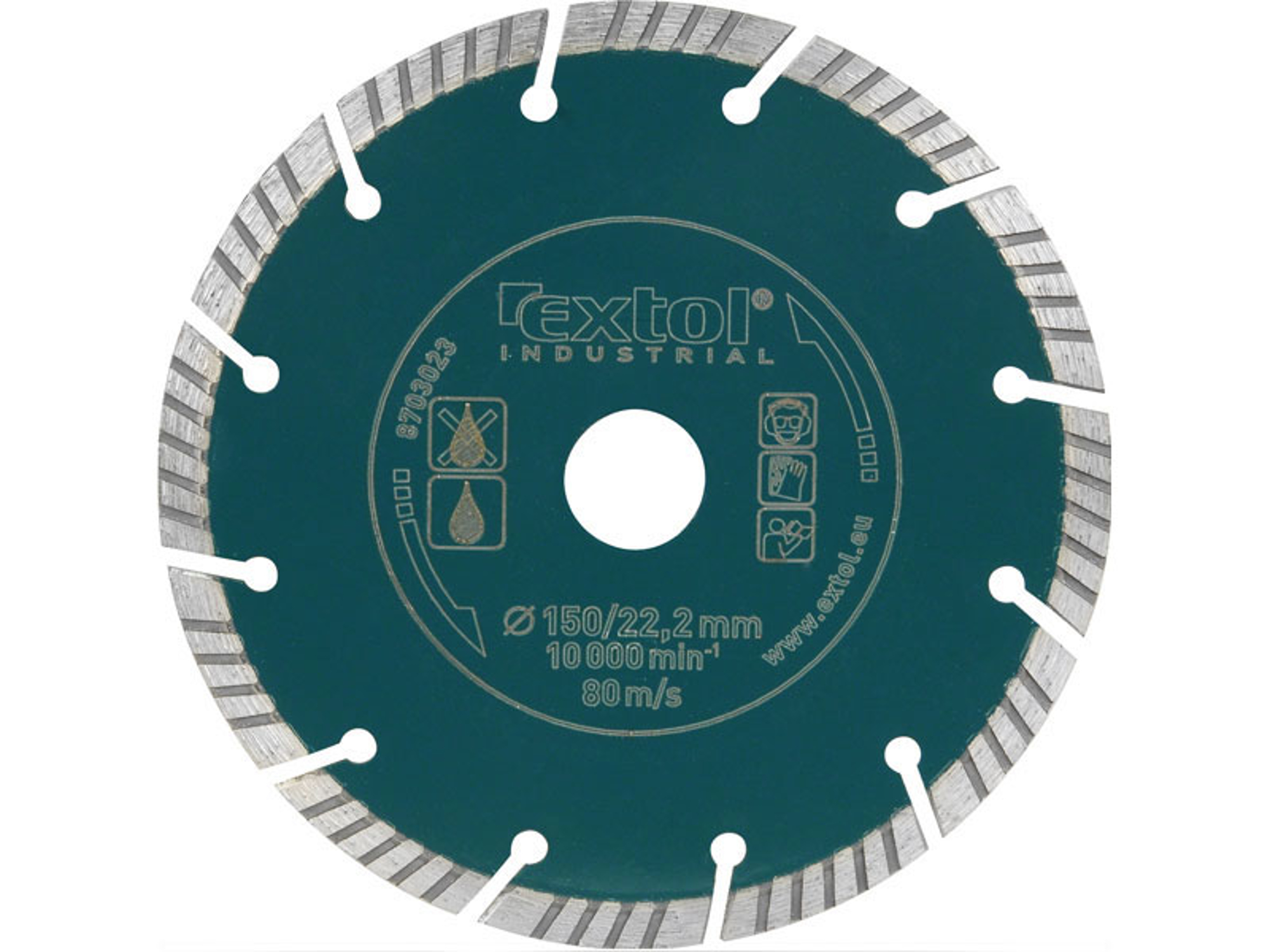 ZRUŠENO! Nahrazeno výrobkem 8703031, kotouč diamantový řezný segmentový Grab Cut, 115x22,2mm