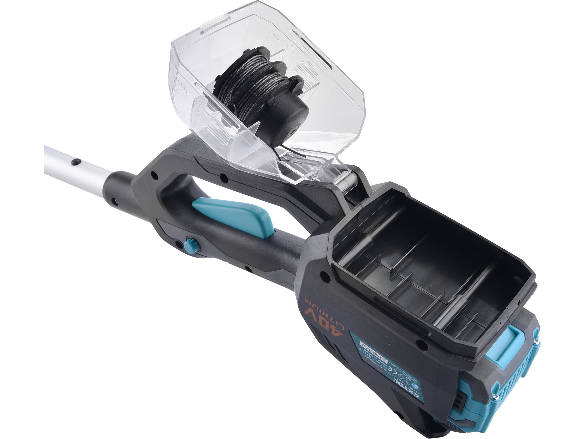 ZRUŠENO! Nahrazeno výrobkem 8795612, sekačka strunová aku, 40V Li-ion, 2500mAh