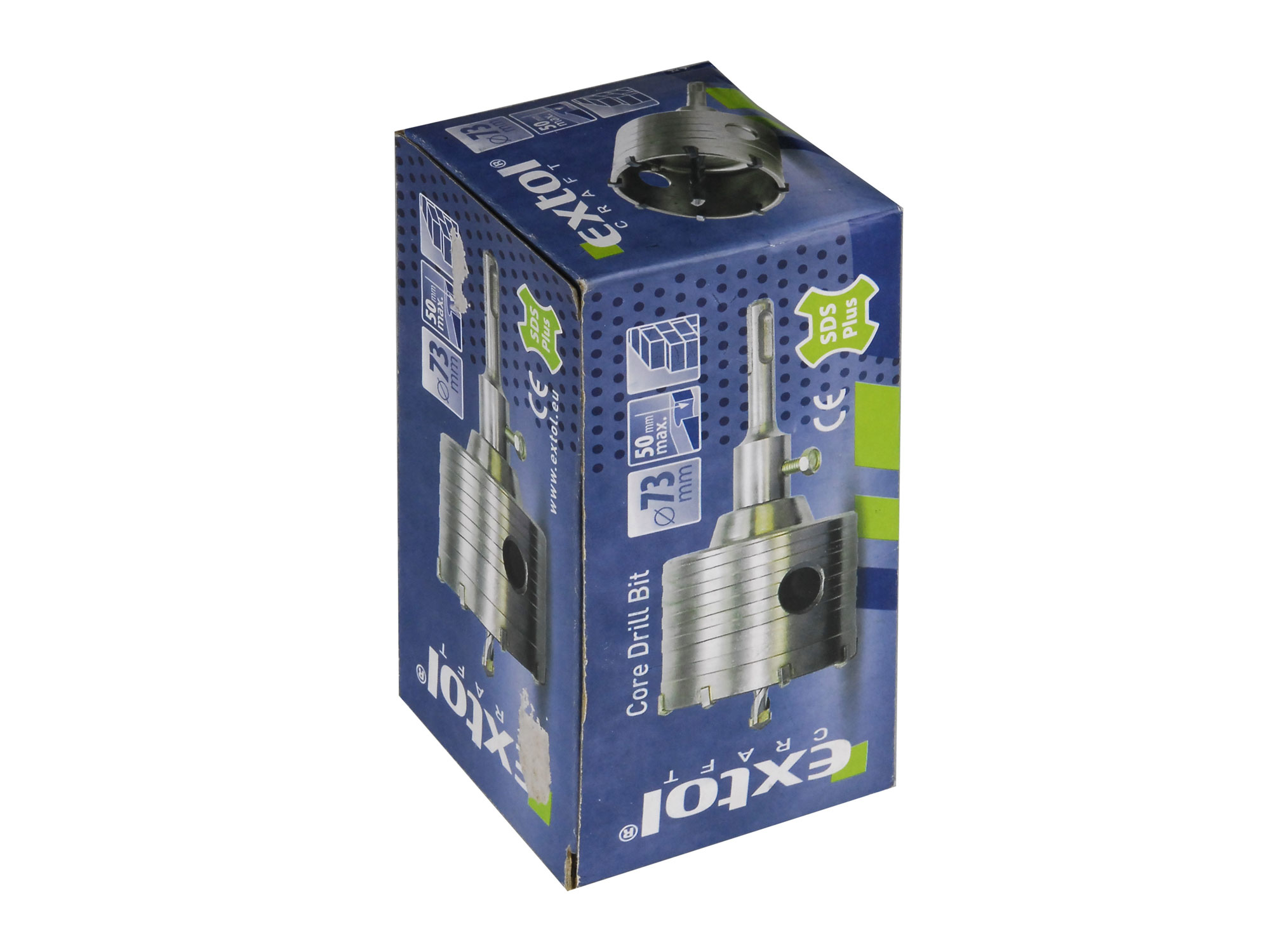 ZRUŠENO! Nahrazeno výrobkem 8801955, vrták SDS PLUS do zdi korunkový, O 73mm, O 73mm, SK