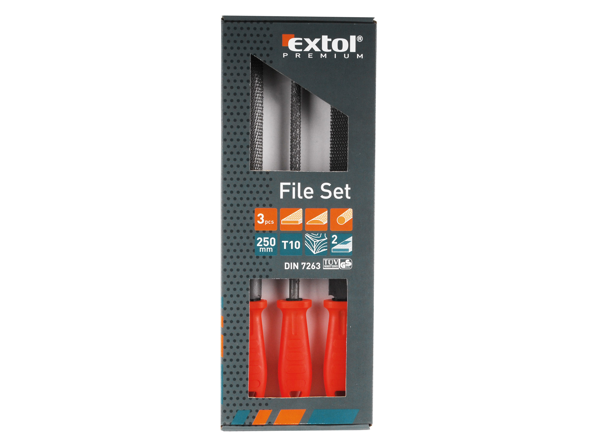 ZRUŠENO! Nahrazeno výrobkem 8803757, rašple, sada 3ks, 250mm, 250mm