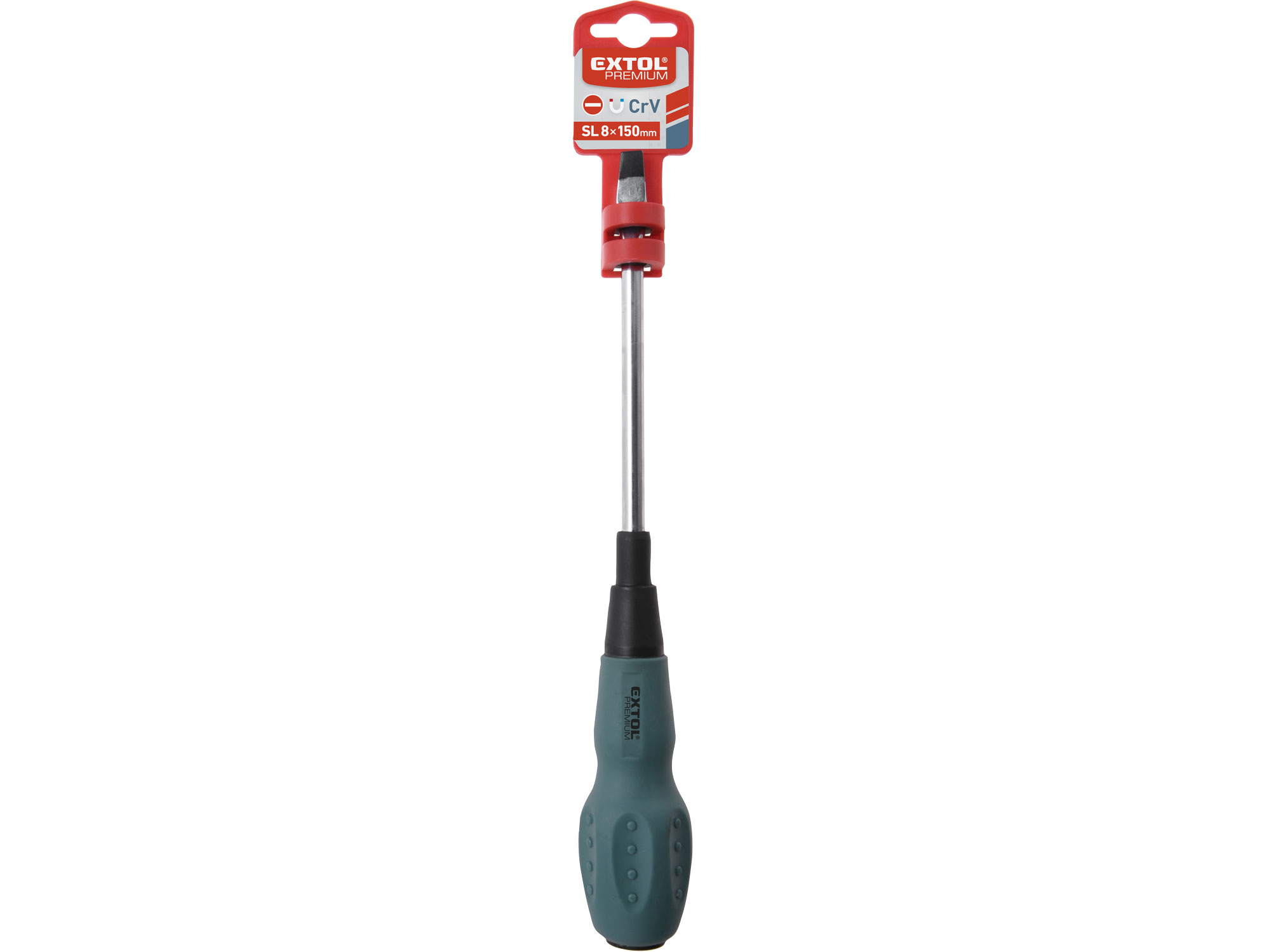 ZRUŠENO! Nahrazeno výrobkem 8819228 šroubovák plochý, (-) 8x150mm, CrV